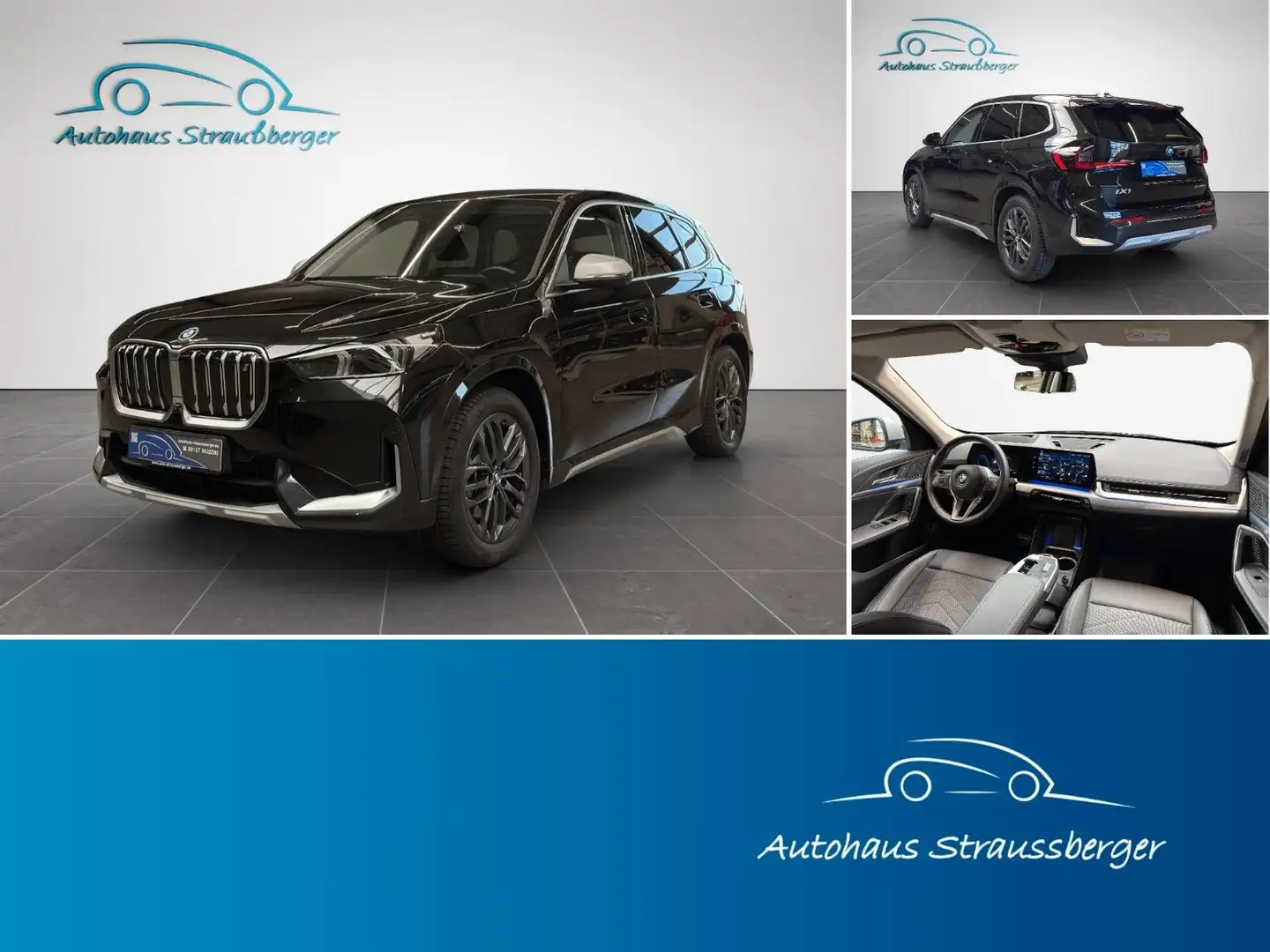BMW iX1 30 xDr xLine AHK ACC Memory HuD HiFi QI KZU Schwarz - 1