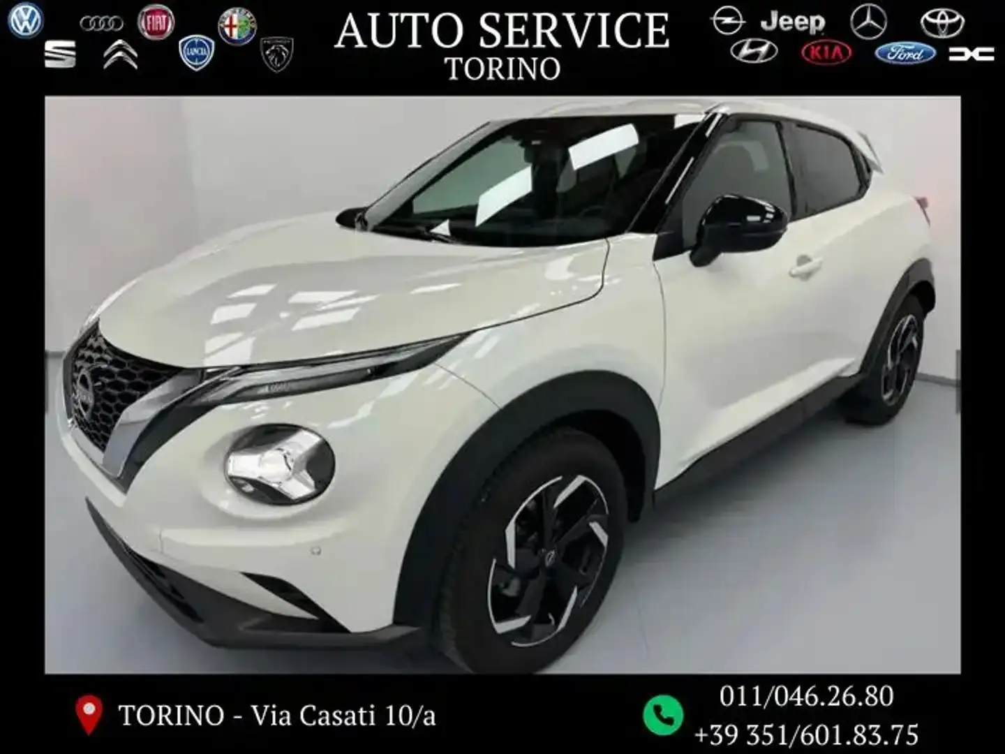 Nissan Juke Juke 1.0 dig-t N-Connecta 114cv vari colori Bianco - 1