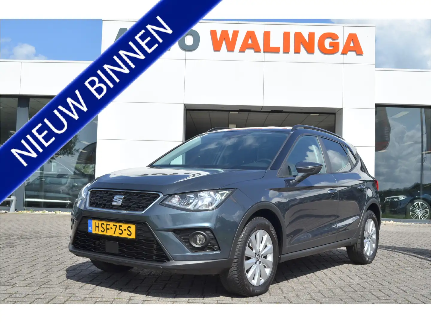 SEAT Arona 1.0 TSI Comfortstoelen Achteruitrij camera Dodehoe Grijs - 1