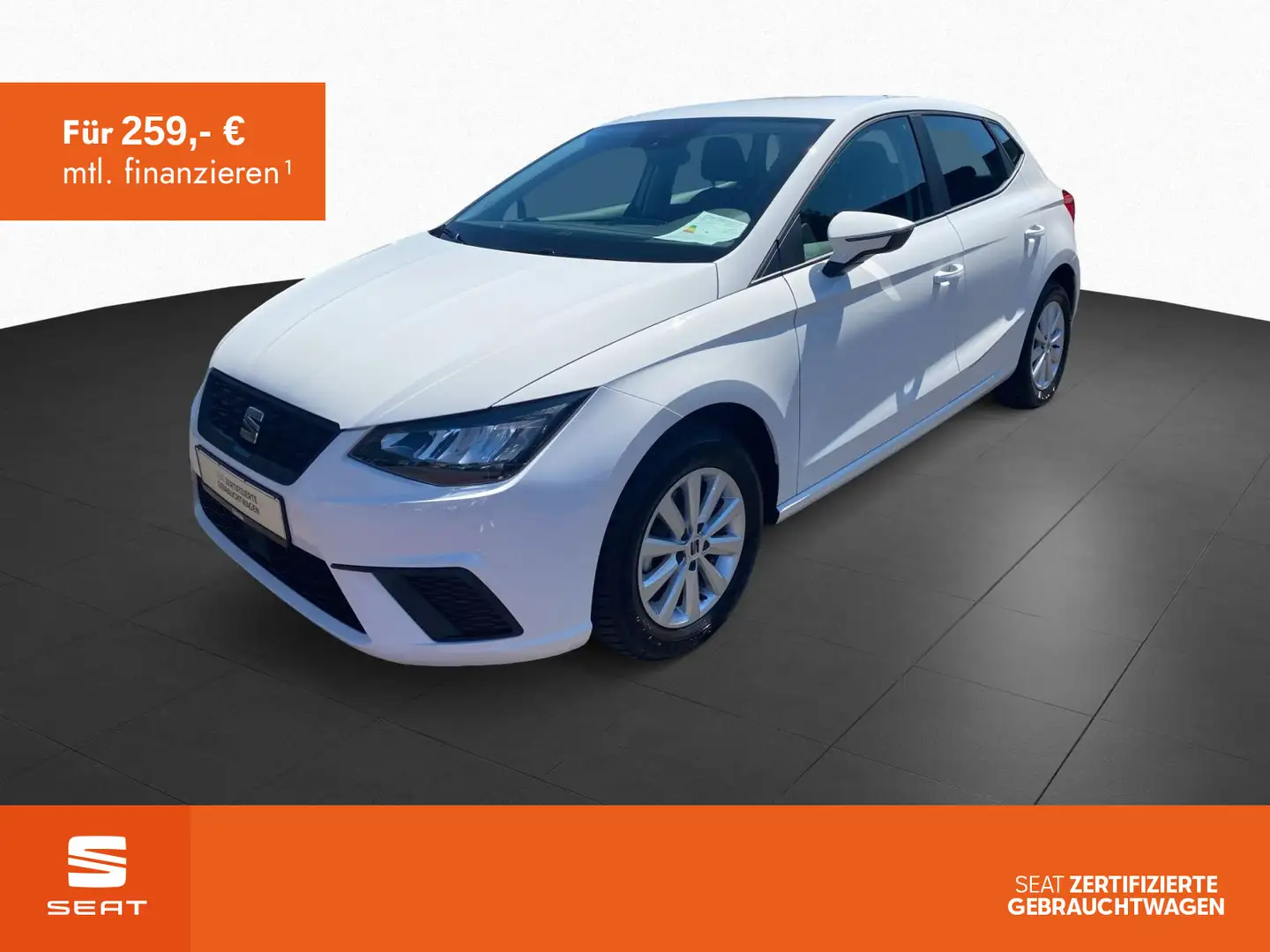 SEAT Ibiza 1.0 TSI Style Klima LED Sitzh. Full-Link Weiß - 1