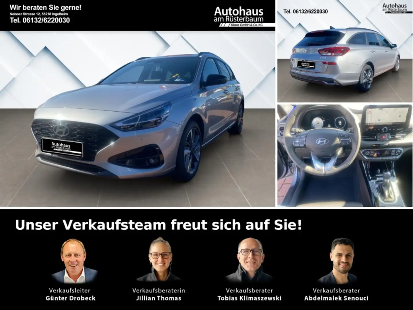 Hyundai i30 Advantage Kombi Automatik (MY25) 1.0 Plus-Paket Plateado - 1