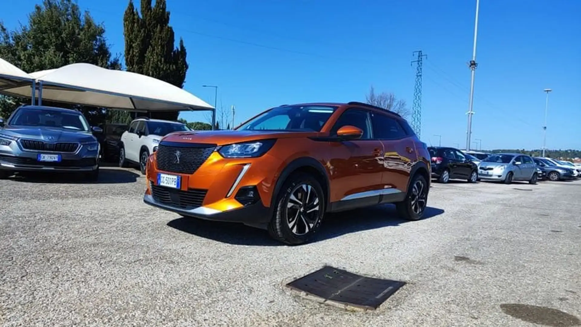 Peugeot 2008 BlueHDi 130 S&S EAT8 Allure Pack Arancione - 1