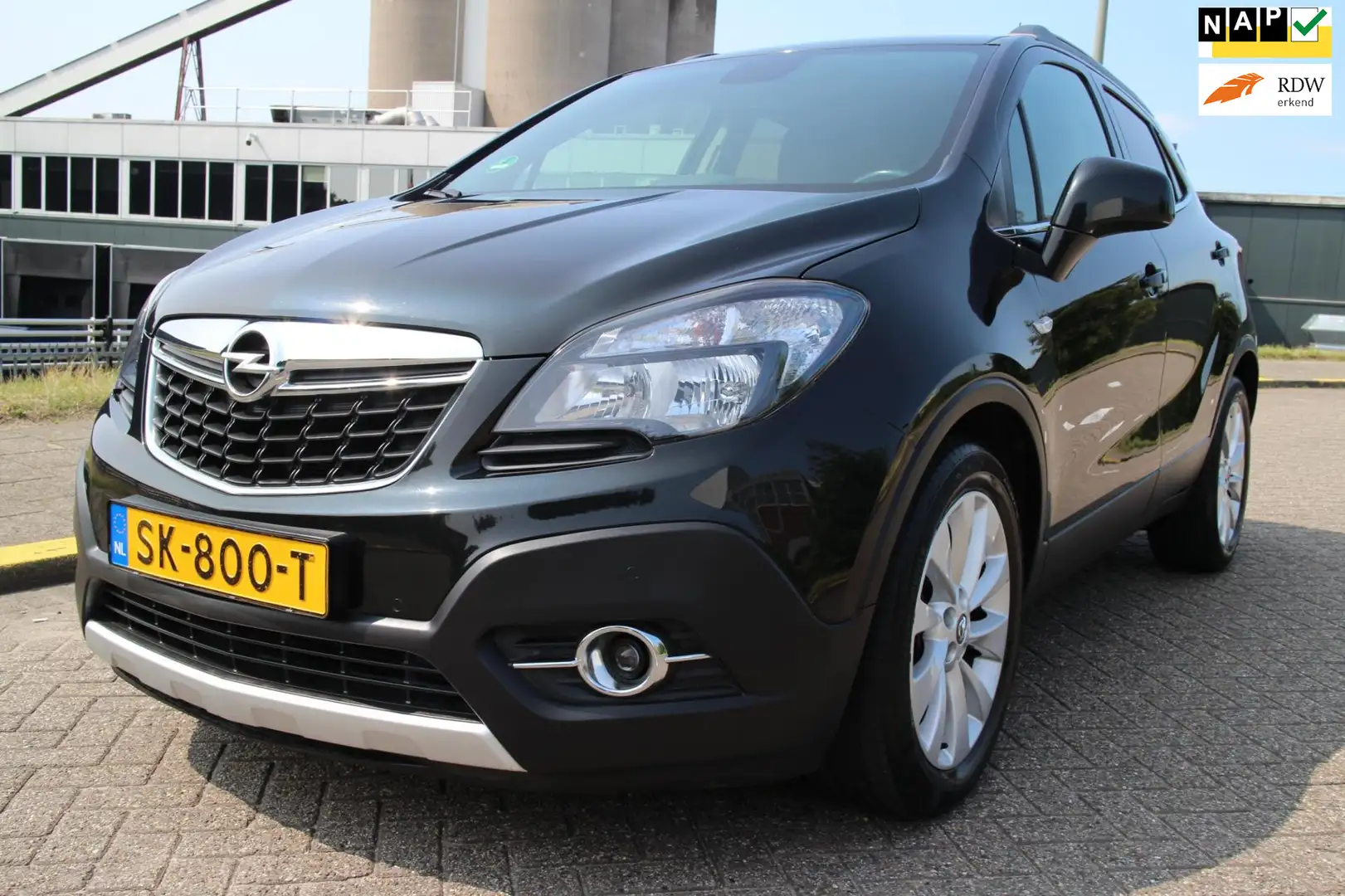 Opel Mokka 1.4 T Innovation_LEER_NAVI_140 PK!_NETTE AUTO_GOED Noir - 1