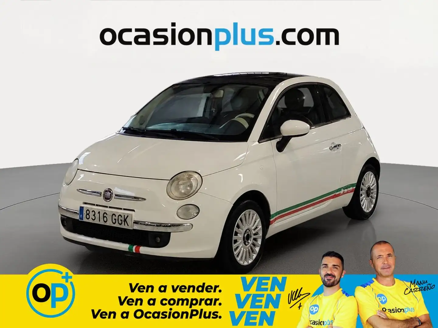 Fiat 500 1.2 Lounge Blanco - 1