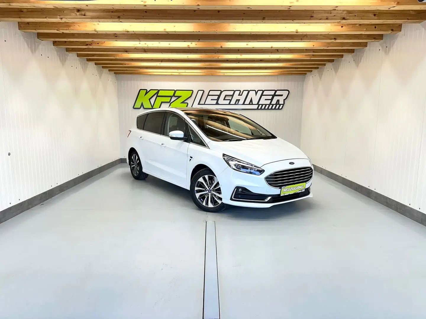 Ford S-Max 2,0 EcoBl. Aut. "Titanium" AHK*PANO*R-KAM*DAB" Blanc - 1
