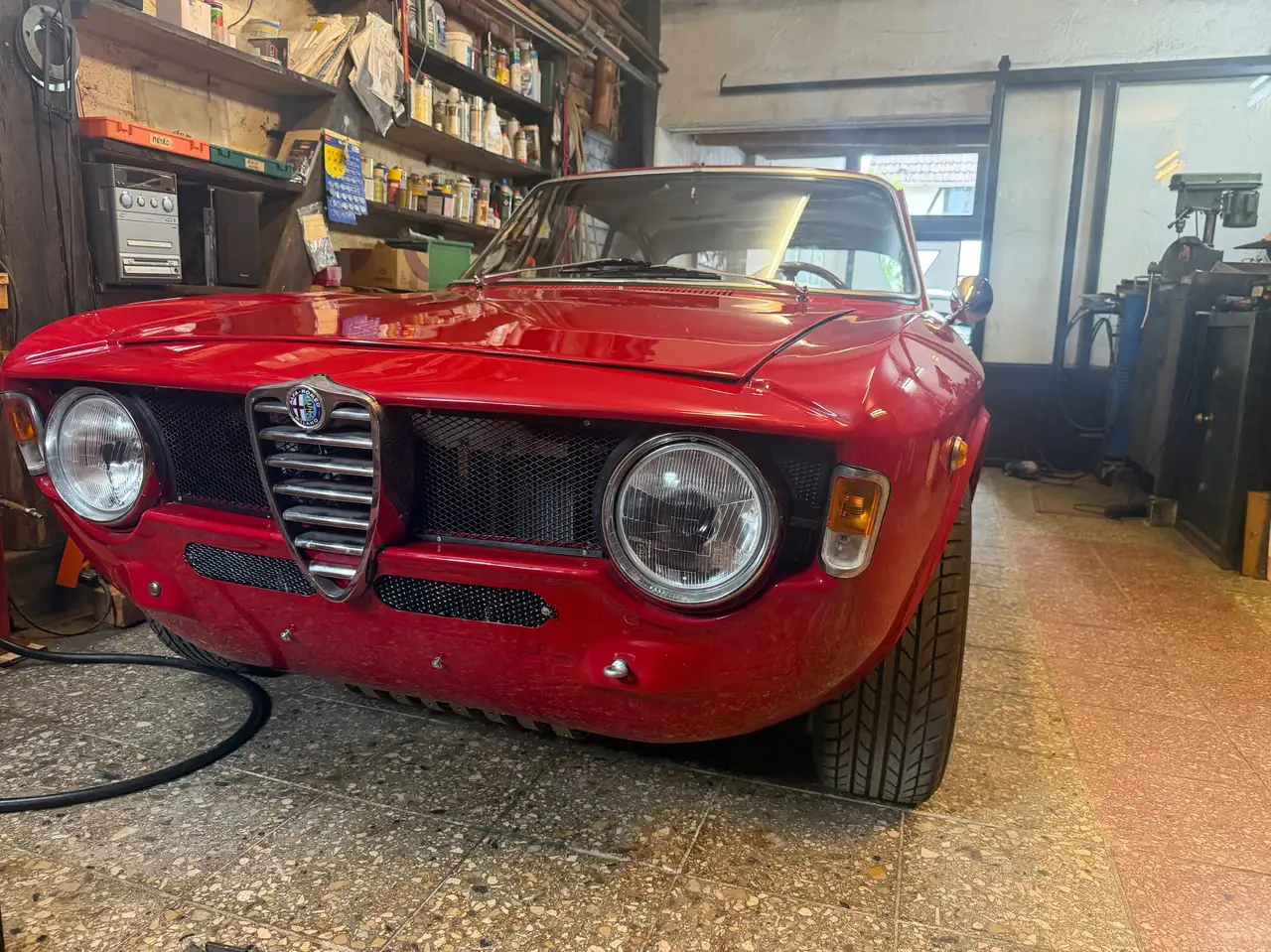 Alfa Romeo GTV Bertone Kantenhaube in GTA-Optik Alu, foto 3