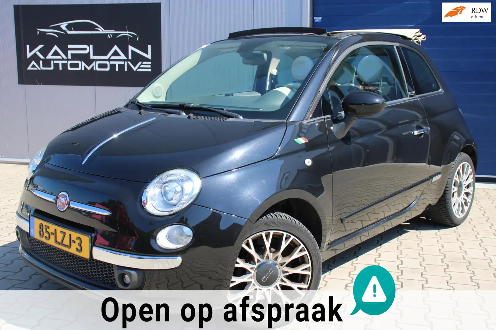 Fiat 500C 1.2 Lounge S-Aut. Leder YOUNGTIMER NAP CarPlay Air Negro - 1
