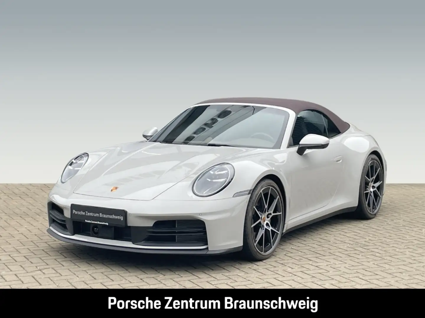 Porsche 992 911 Carrera Cabrio Verdeck/Clubleder Braun Blanc - 1