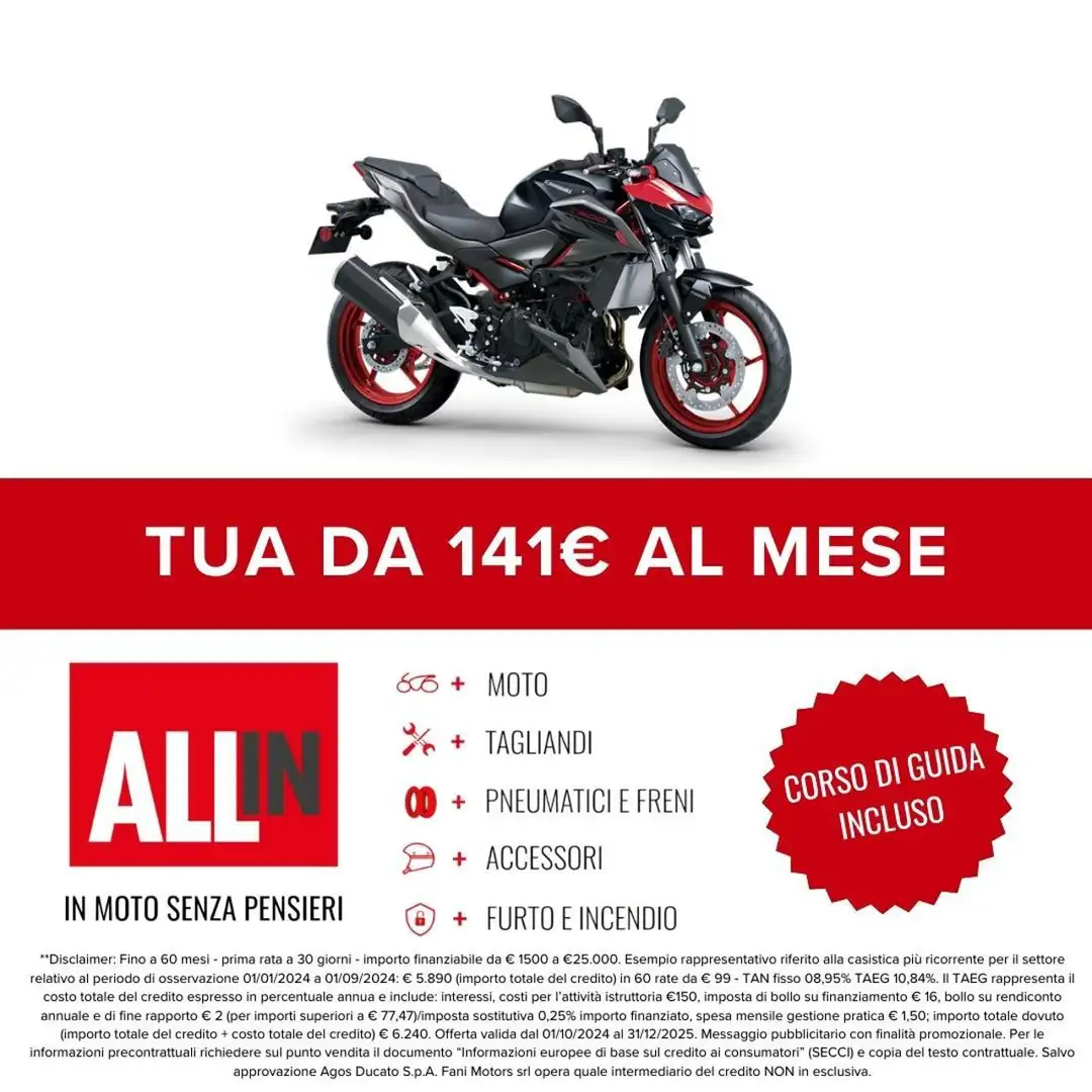 Kawasaki Z 500 SE 2025 Roşu - 2