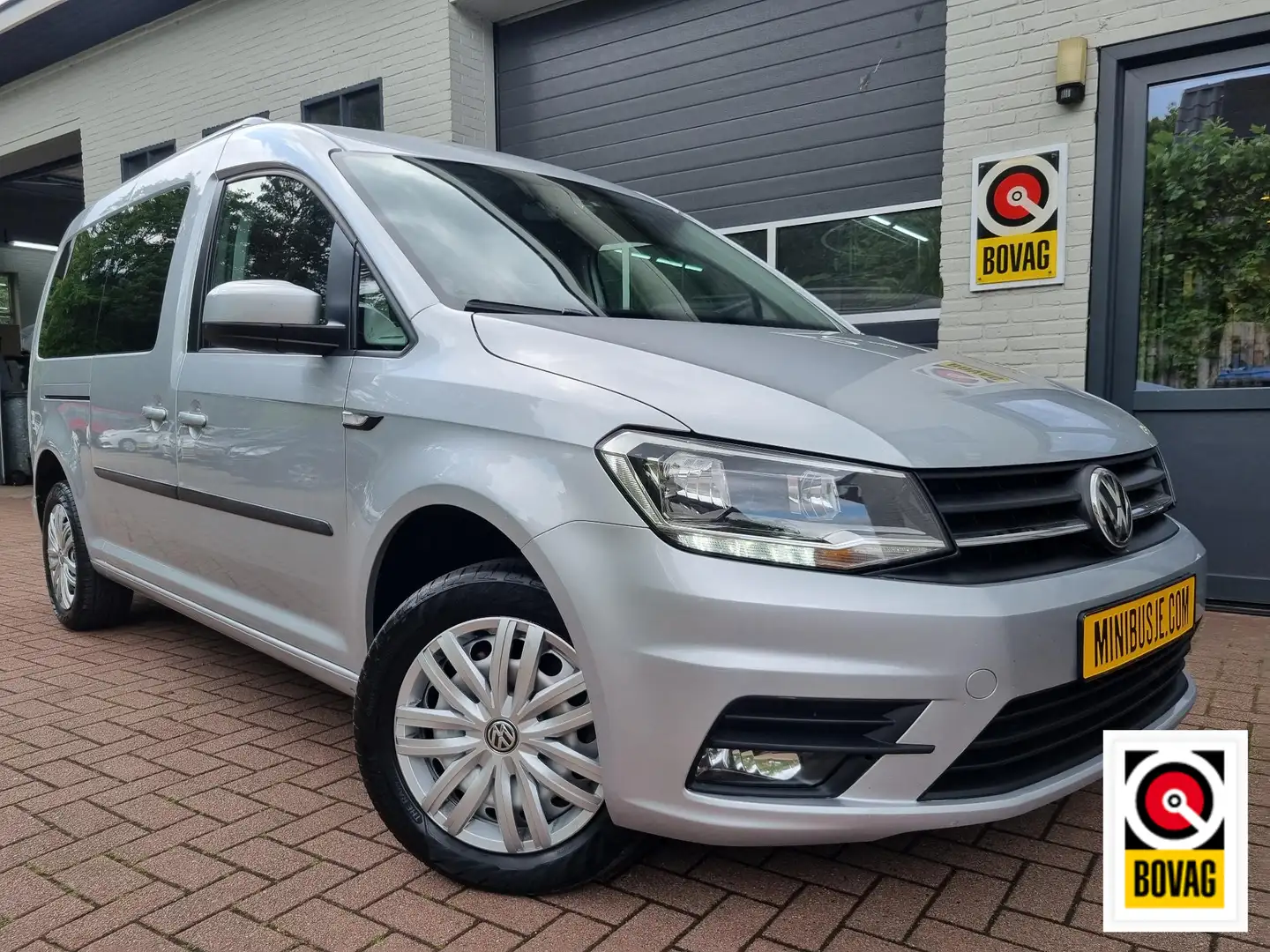 Volkswagen Caddy Maxi 1.4 TSI 130 pk. DSG Aut. 5-Pers. TUSSENSCHOT Zilver - 1