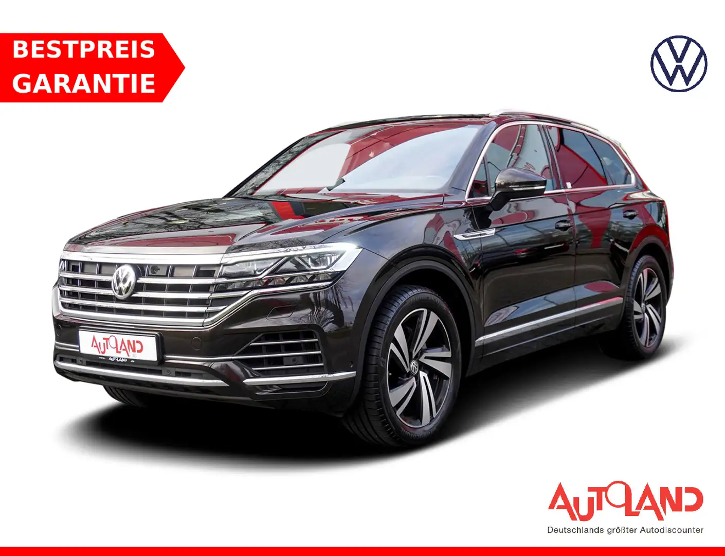 Volkswagen Touareg 3.0 V6 TDI LED Navi AHK Airmatic Leder Brun - 1