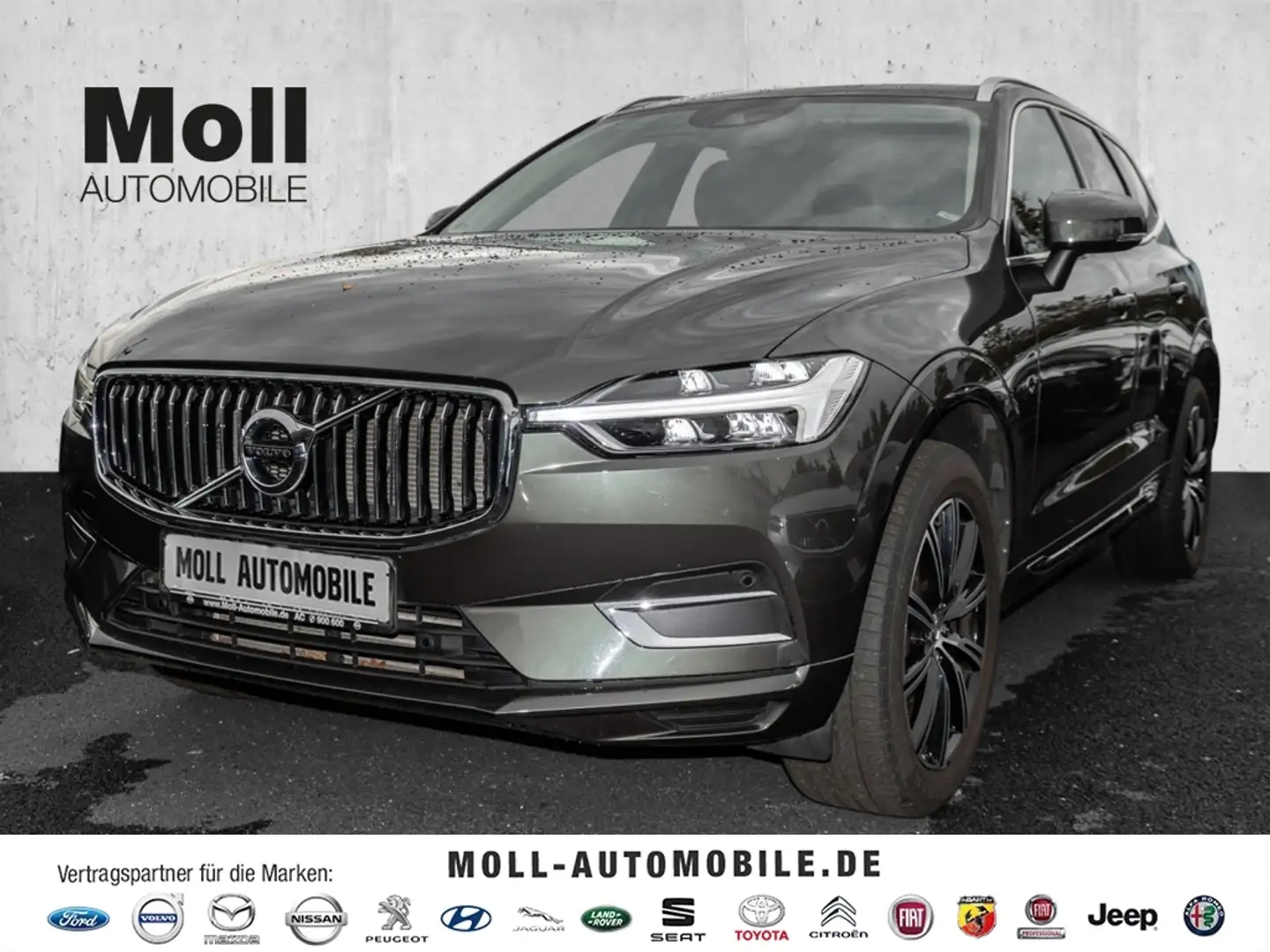 Volvo XC60 Inscription 2WD T5 EU6d-T Navi Leder digitales Coc Grau - 1