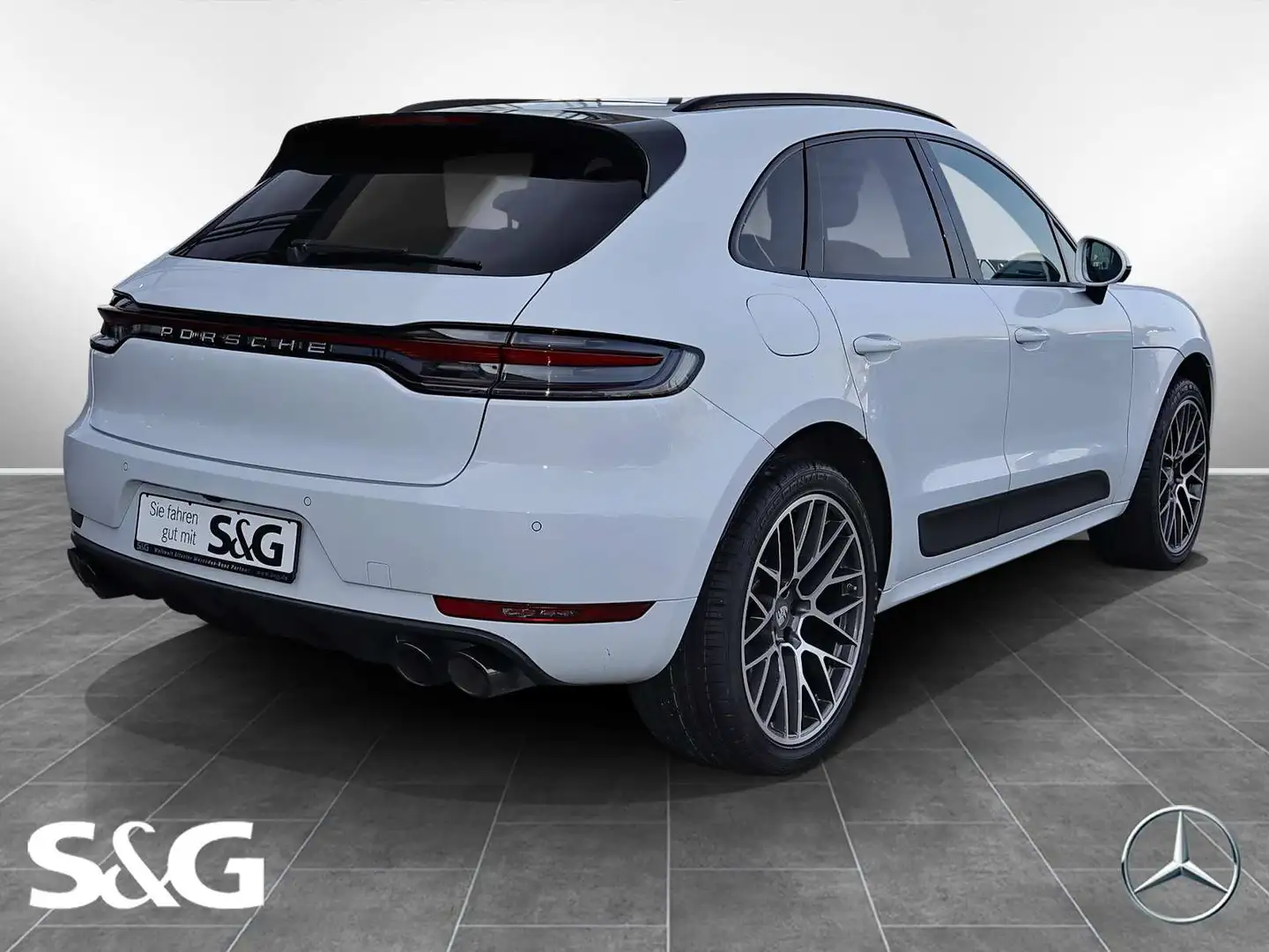 Porsche Macan Basis DISTRO+MEMORY+PANO+HIFI+KAMERA+21" Blanc - 2