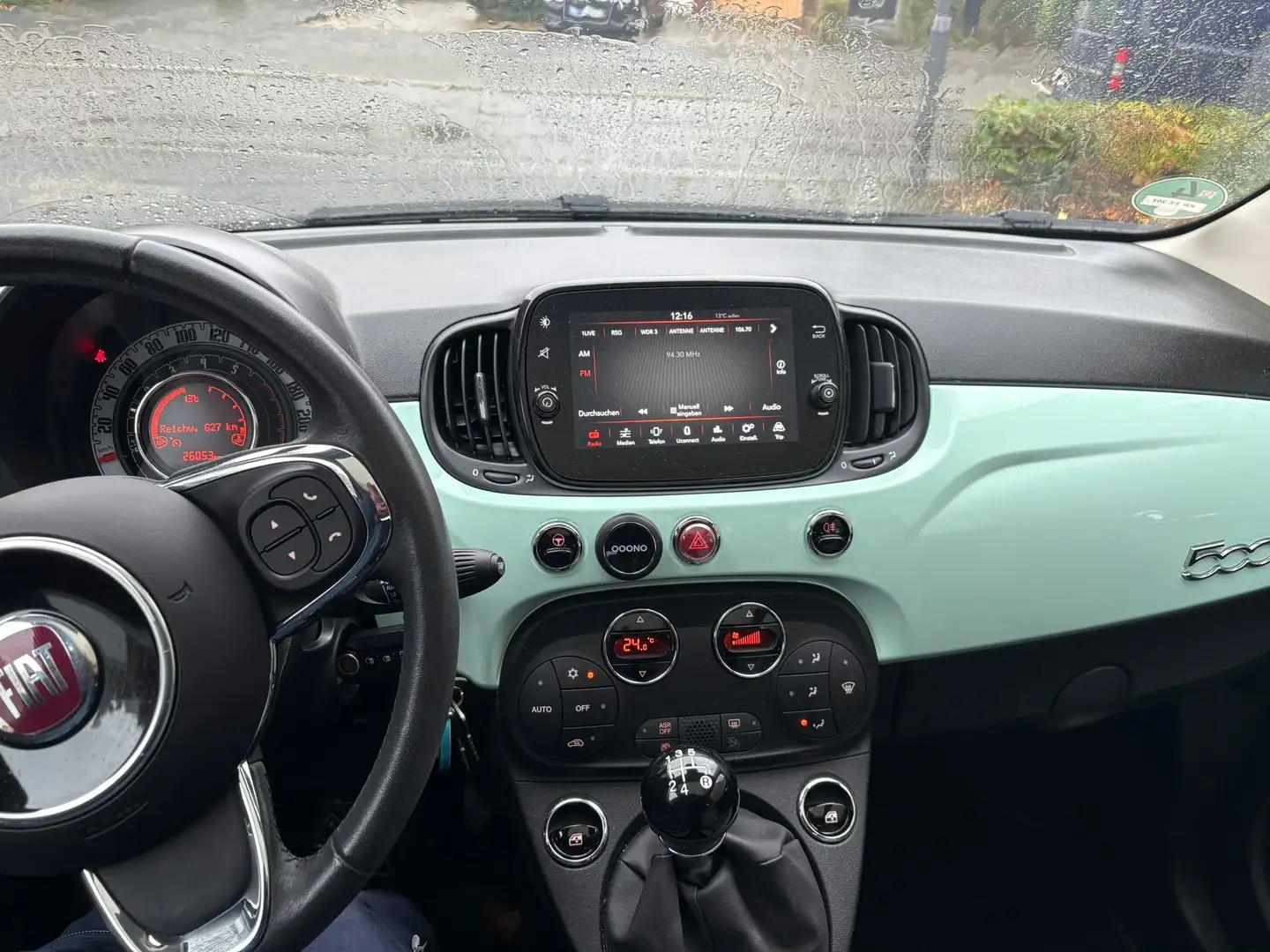 Fiat 500 500 1.2 8V LPG Lounge Grün - 2