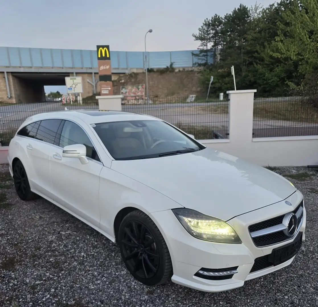 Mercedes-Benz CLS 350 CLS 350 CDI Shooting Brake 4MATIC Aut.- KEIN TAXI Weiß - 2