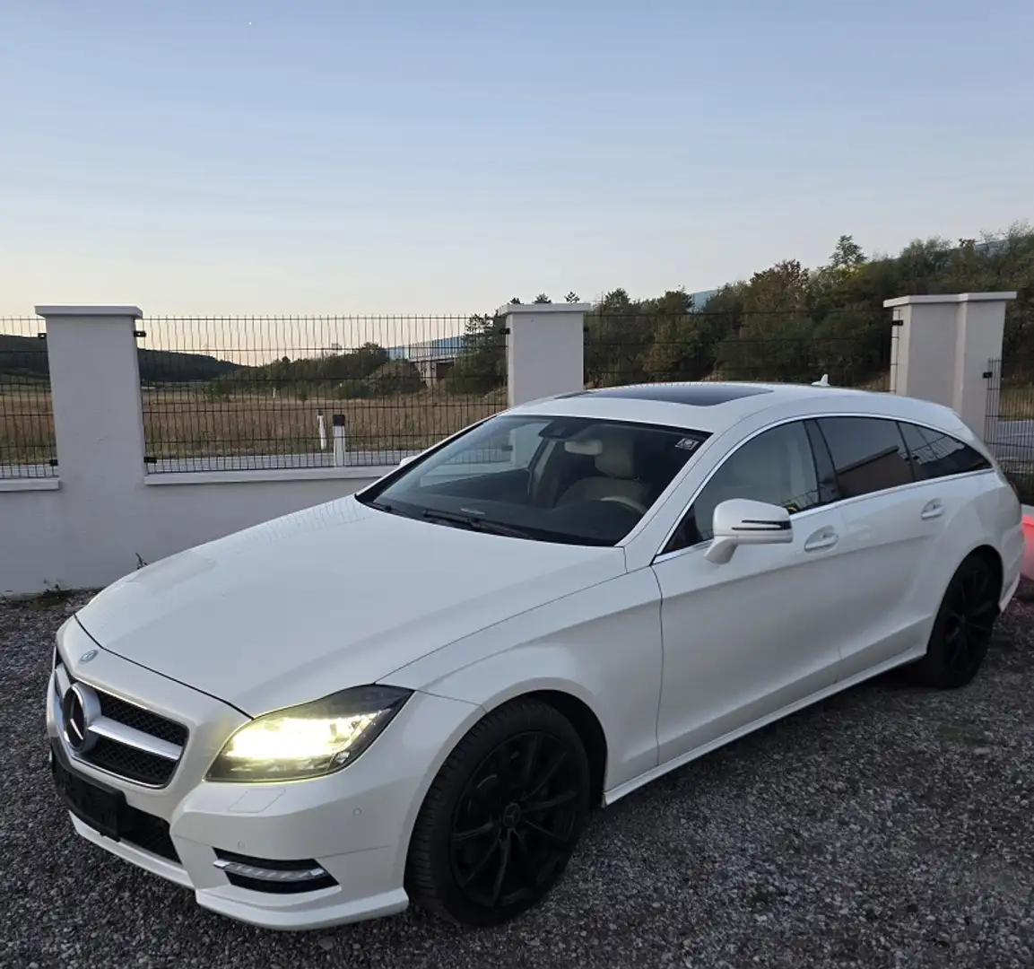 Mercedes-Benz CLS 350 CLS 350 CDI Shooting Brake 4MATIC Aut.- KEIN TAXI Weiß - 1