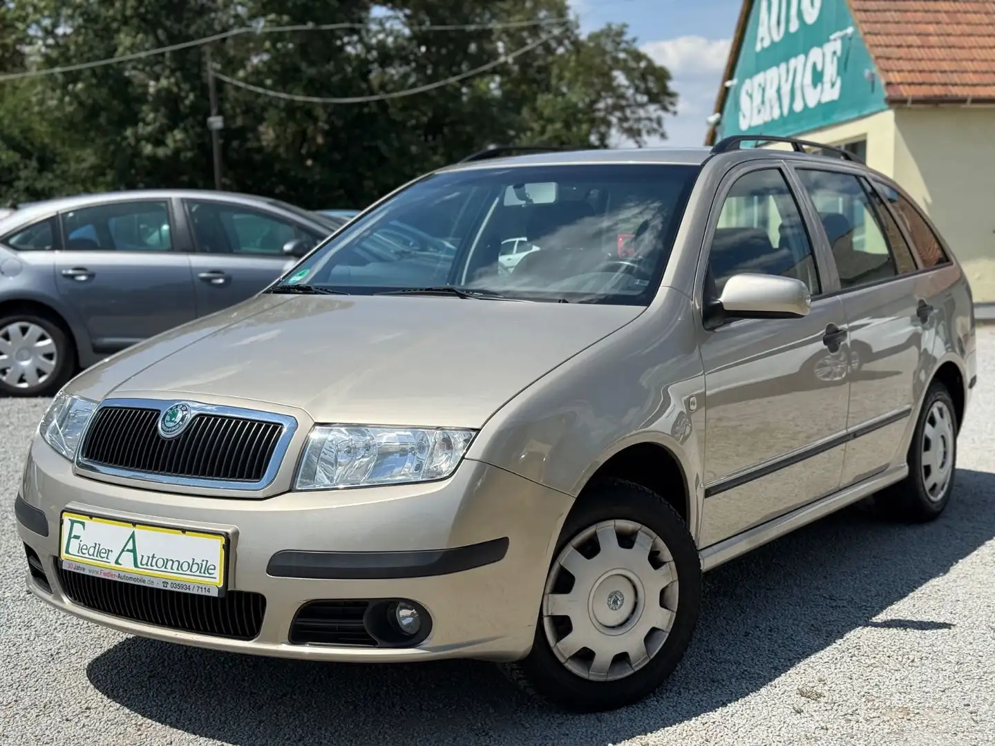 Skoda Fabia Combi 1.4 Elegance /1.HAND/96000KM/KLIMA Silber - 1