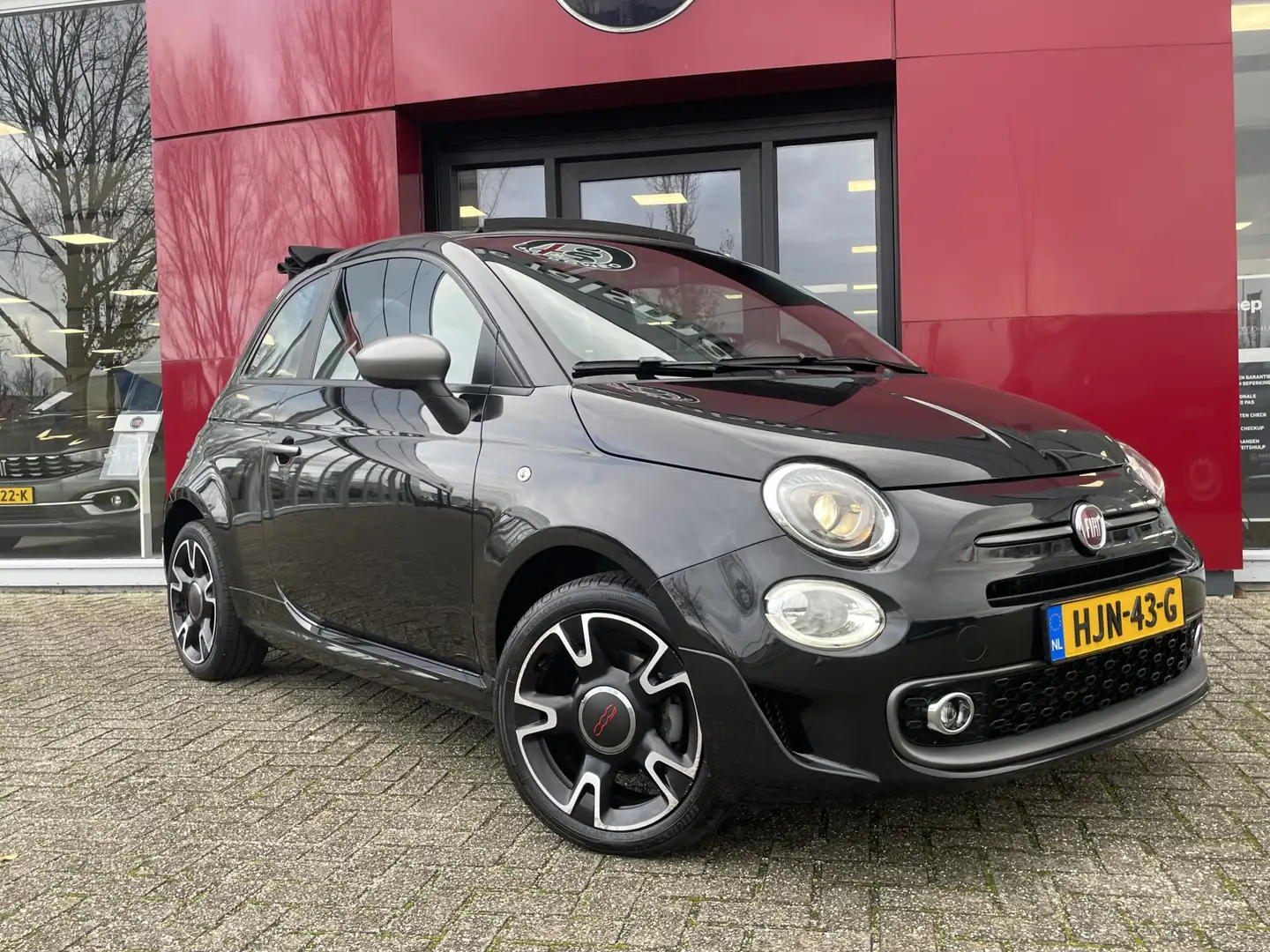 Fiat 500C 1.0 Hybrid Sport | Climate control | Cruise Contro Zwart - 2