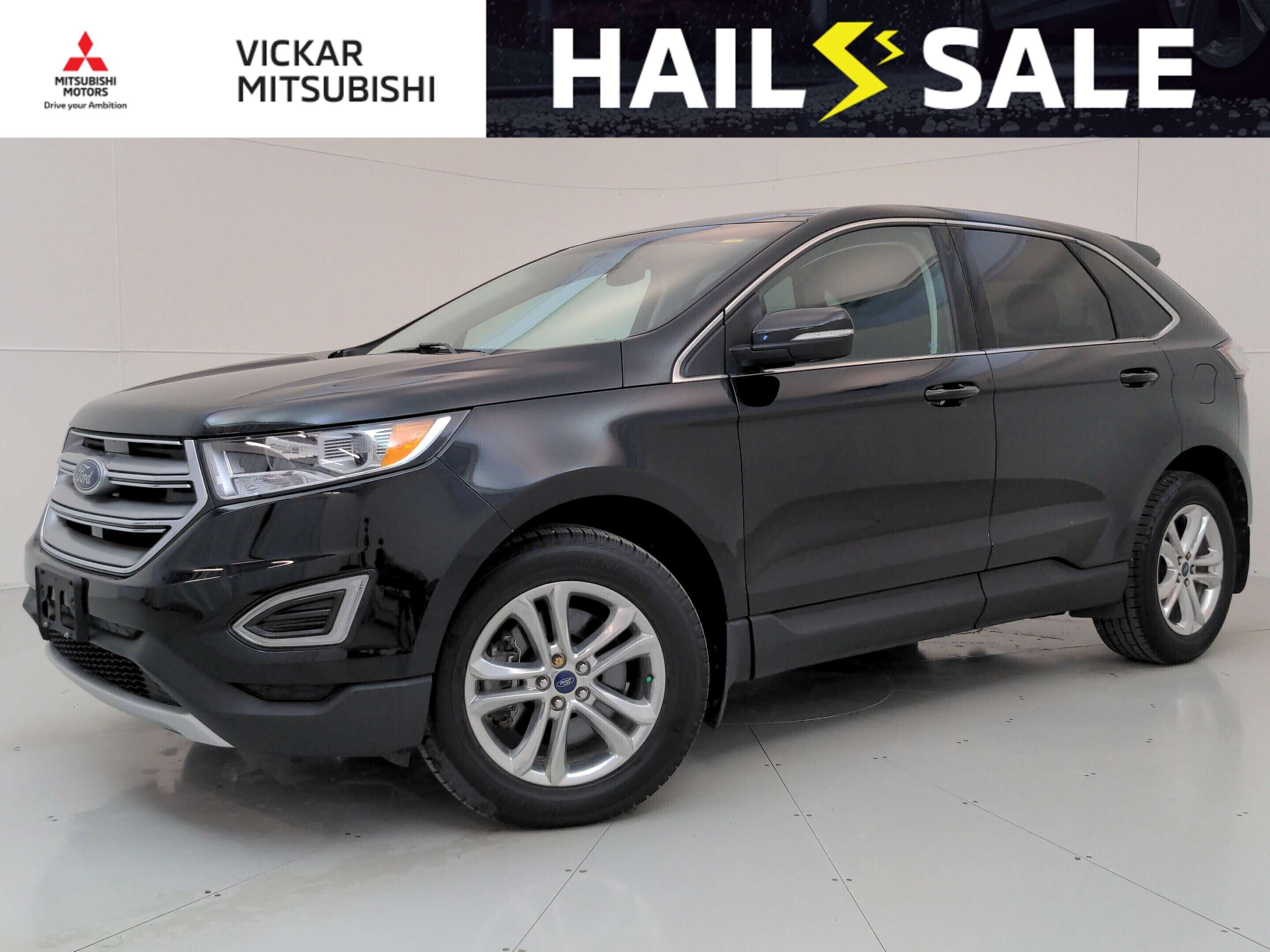 Black 2016 Ford Edge SUV / Crossover All-Wheel Drive 6-Speed Automatic