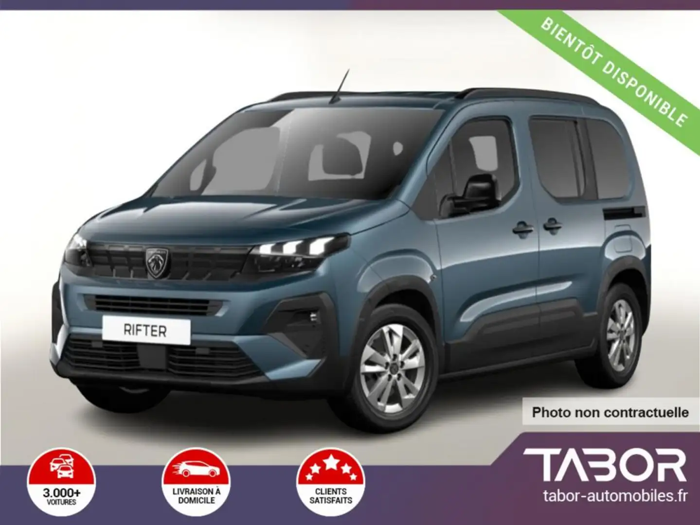 Peugeot Rifter 1.5 BHDi 100 Allure L1 GPS 16R Bleu - 1