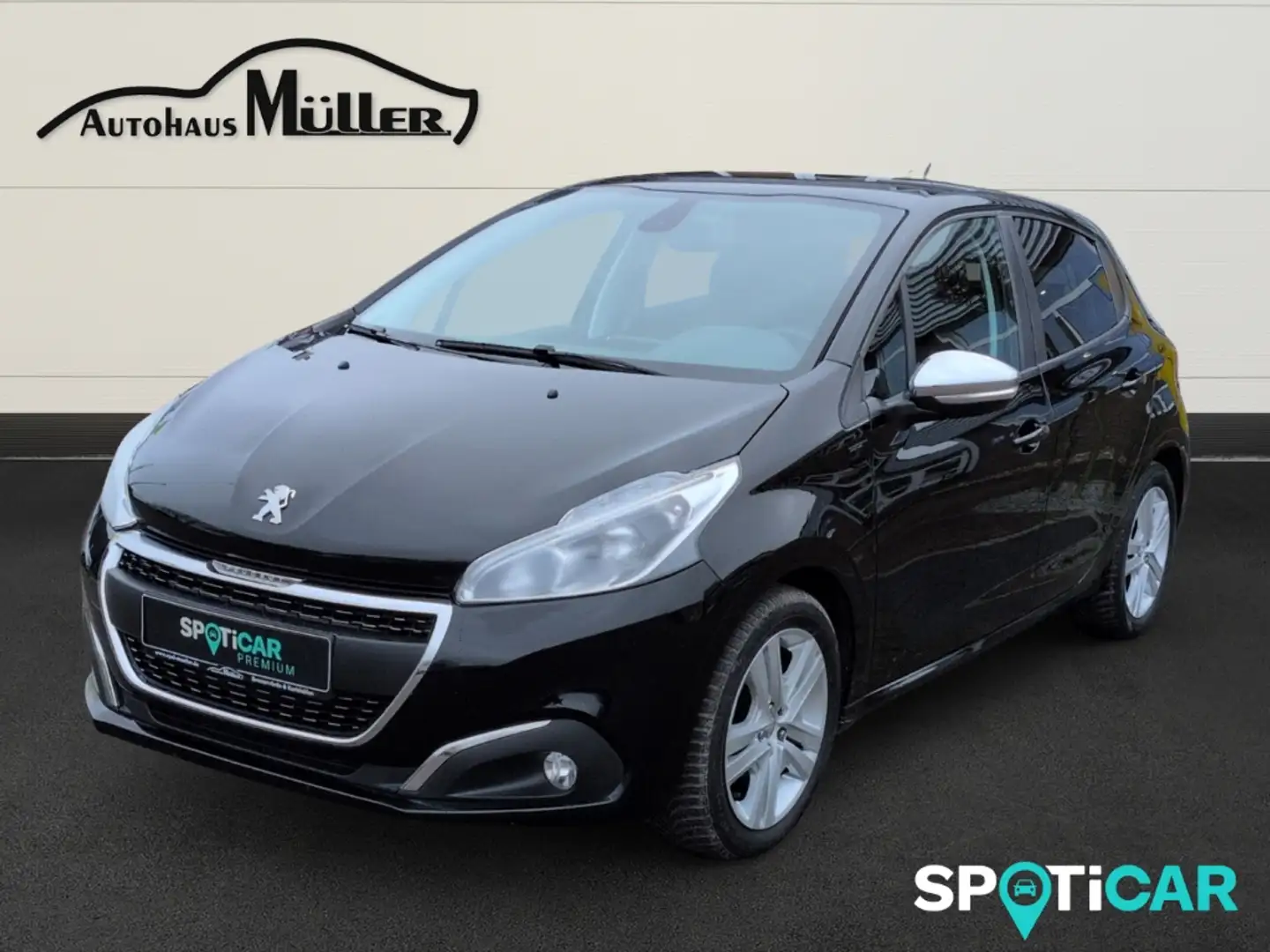 Peugeot 208 Signature SITZHEIZUNG PDC ALLWETTER ALU KLIMA Schwarz - 1