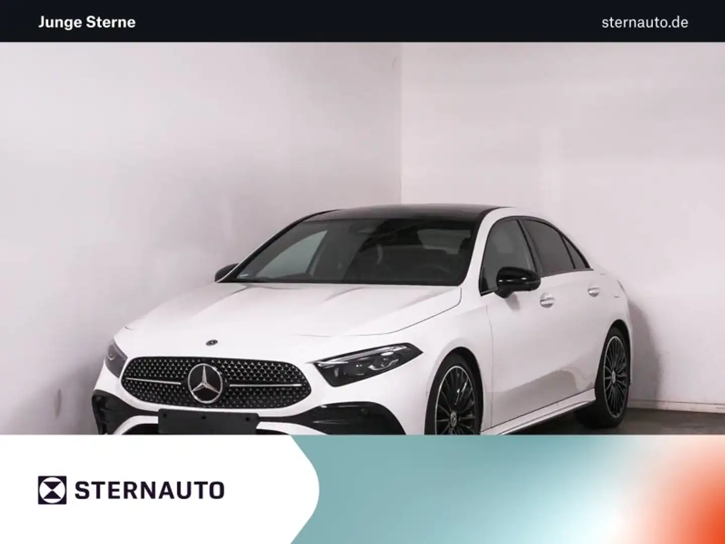 Mercedes-Benz A 220 A 220 4M Limo AMG Premium Pano Burmester Distro 19 Weiß - 1