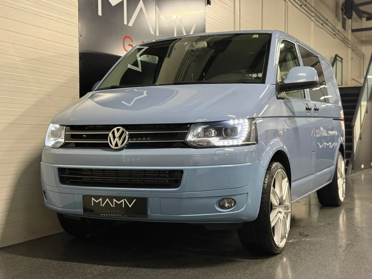 Volkswagen T5 Multivan Caravelle Comfortline 4Motion 148tkm 2x Schiebet Blau - 1