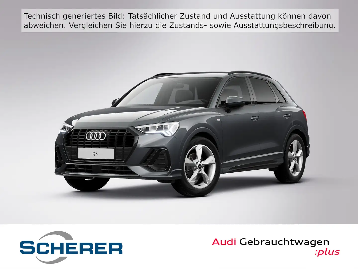 Audi Q3 S line 35 TDI S tronic KAMERA OPTIK SCHWARZ N Grau - 1