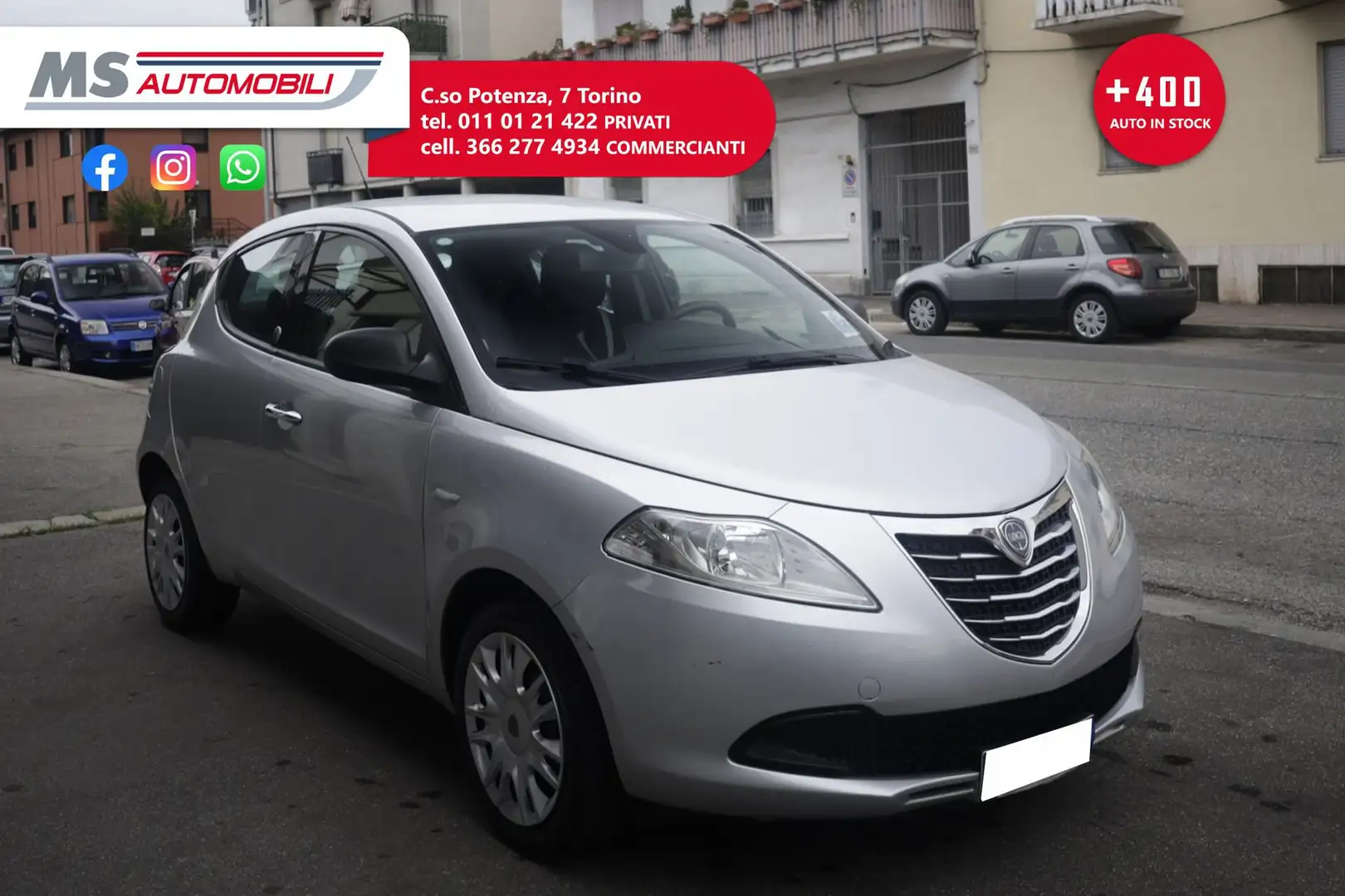 Lancia Ypsilon Lancia Ypsilon 1.2 69 CV 5 porte GPL Ecochic Gold Gris - 1