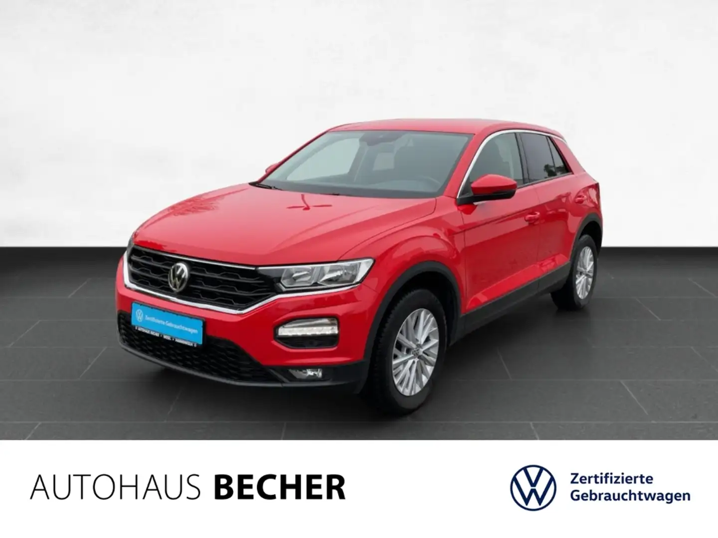 Volkswagen T-Roc 1.0 TSI 6-Gang /PDC/Bluetooth/Sitzhz/Klima Rood - 1