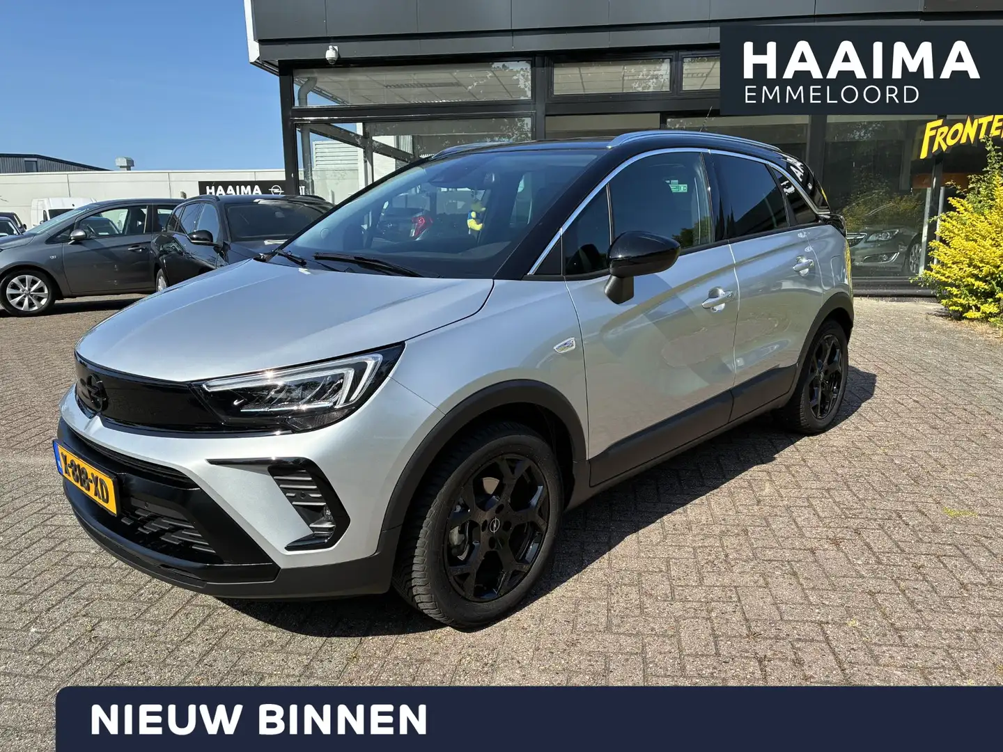 Opel Crossland 130 Pk Automaat Elegance | Panorama dak | ECC | Tr Grijs - 1