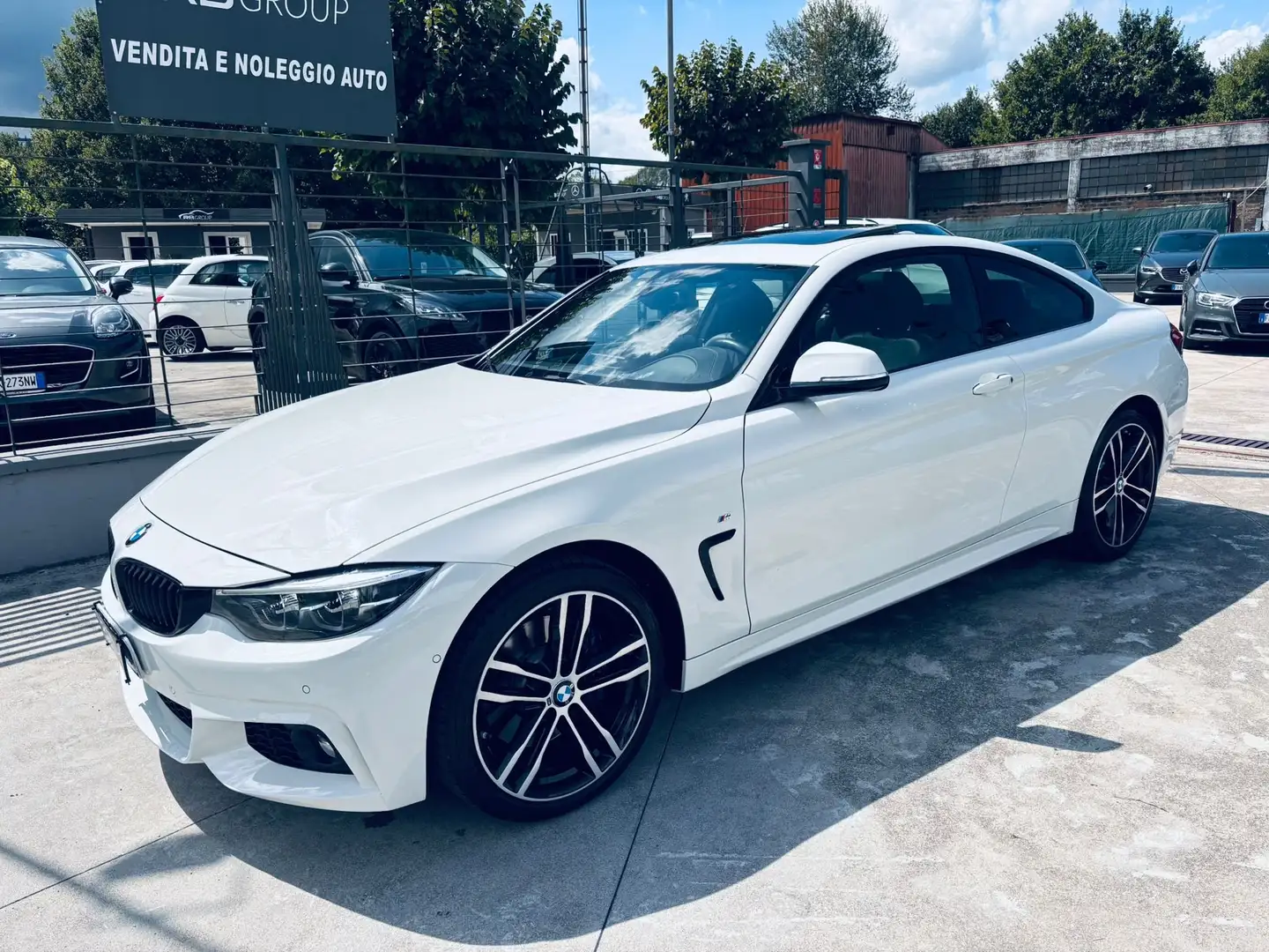BMW 420 Serie 4 F32 2017 Coupe 420d Coupe xdrive Msport a. Bianco - 1