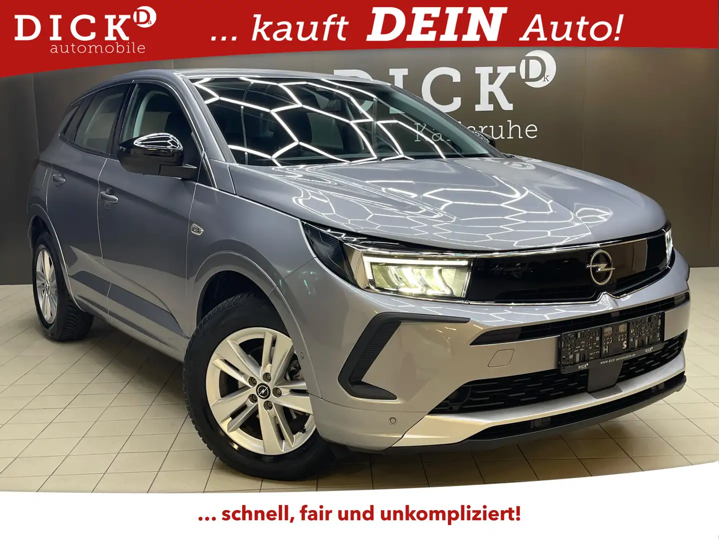 Opel Grandland 1.2 Aut.Enjoy NAVI+LED+SHZ+KAMERA+ACC+ Grey - 1