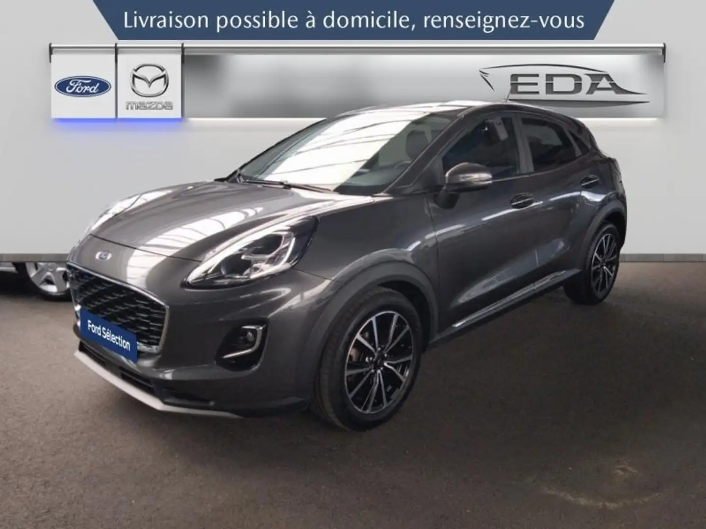 Ford Puma 1.0 EcoBoost 125ch mHEV Titanium 6cv Gris - 1