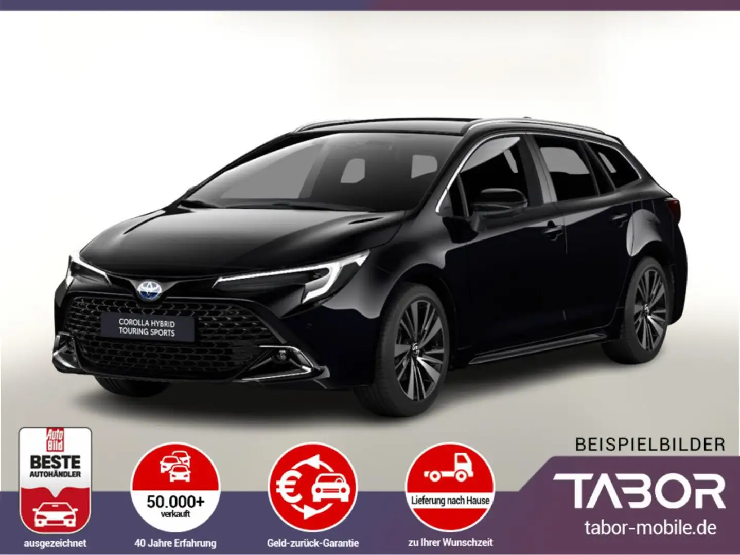 Toyota Corolla TS 1.8 Hybrid 140 ECVT Teamplayer eHK Schwarz - 1