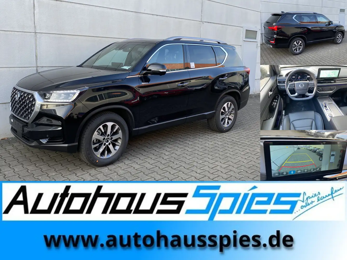 KGM Rexton Rexton 2,2 E-XDI 4WD 8AT MY25  Lux 3.5t AHL GSD AC Schwarz - 1