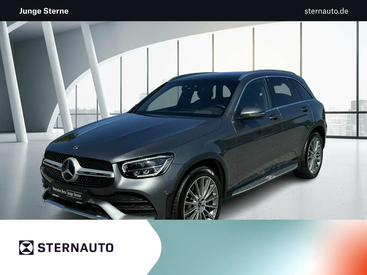 Mercedes-Benz GLC 300 GLC 300 de 4M AMG Line Navi Pano.-Dach Autom. AMG  Grau - 1