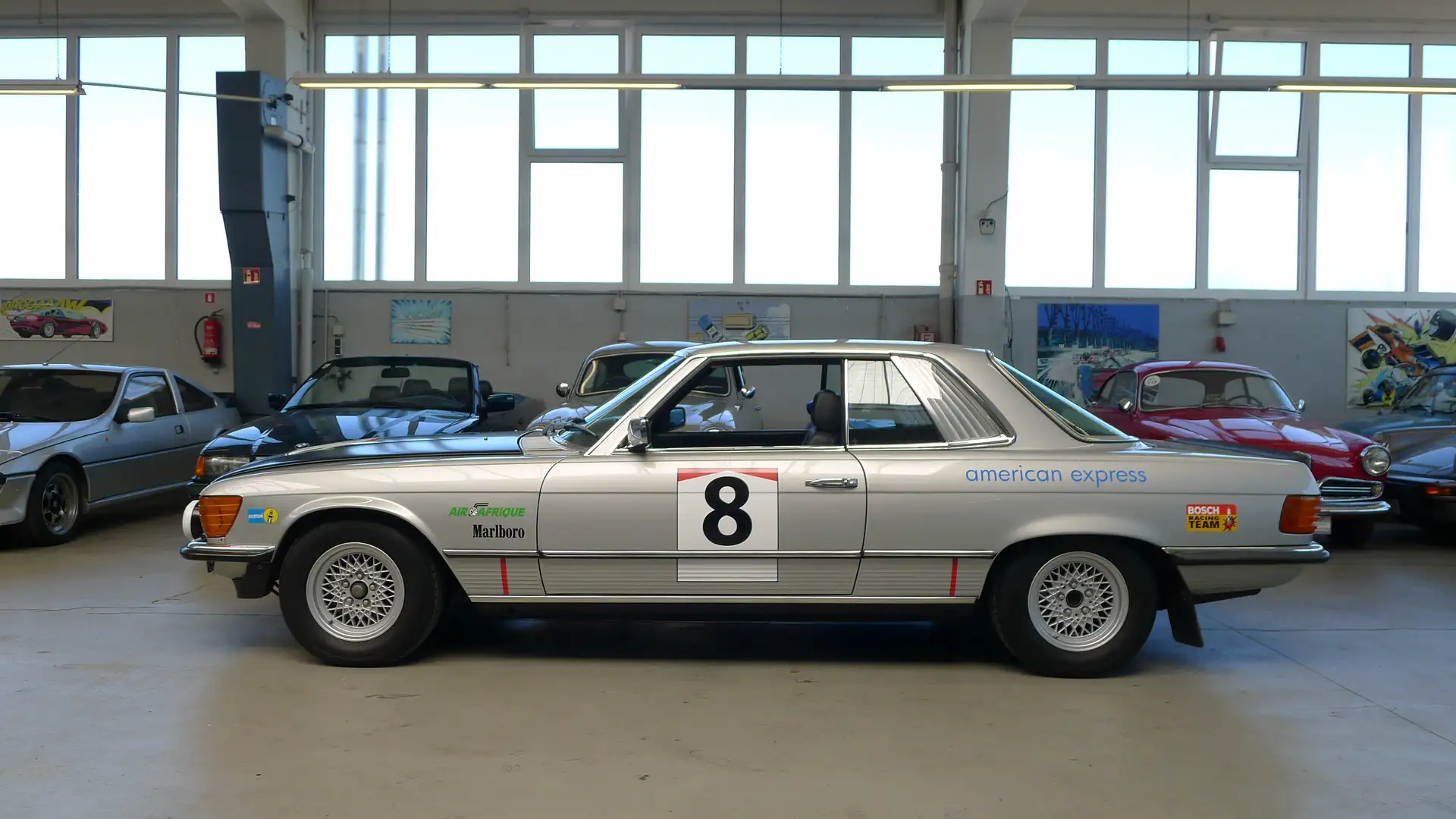 Mercedes-Benz SLC 450 5.0, umfangreich im Rallye Trim restauriert. Silber - 1