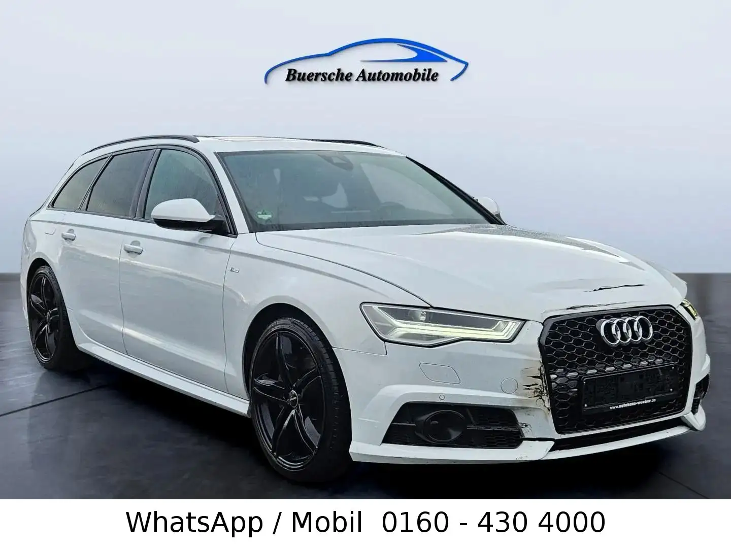 Audi A6 Avant 3.0 TDI quattro S-Line Matrix Weiß - 1