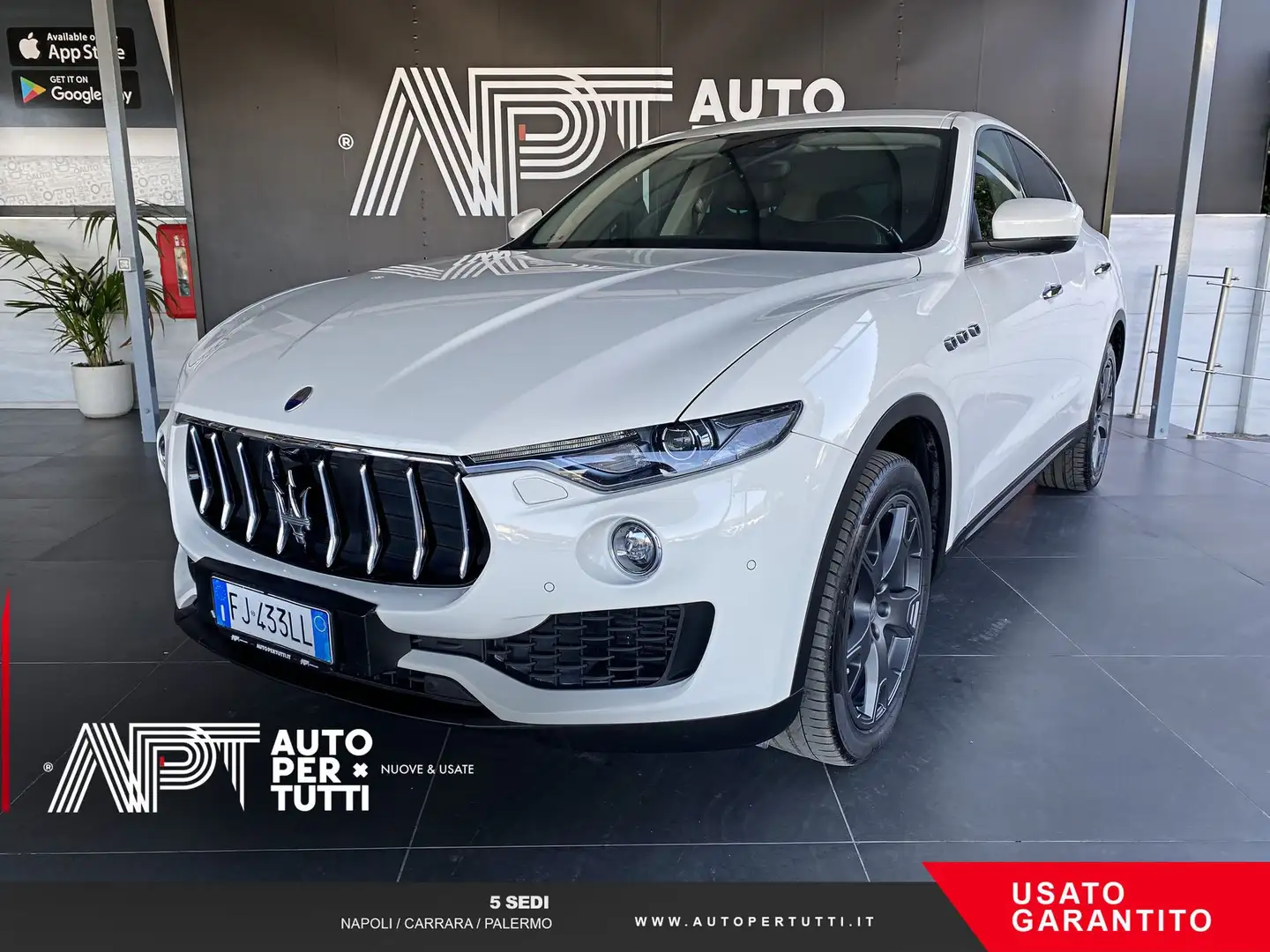 Maserati Levante Levante 3.0 V6 250cv auto Білий - 1