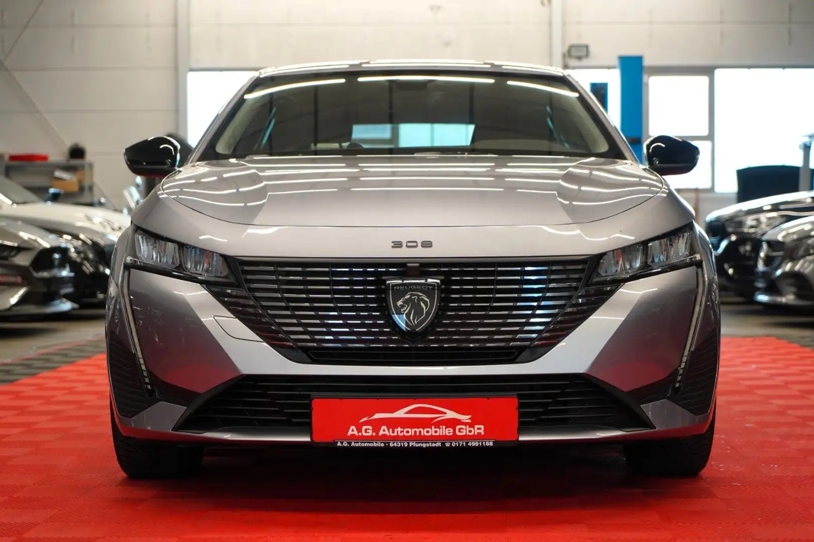 Peugeot 308 1.2 Allure *1.Hand*LED*360°Cam*Navi*6Gang* Grey - 2