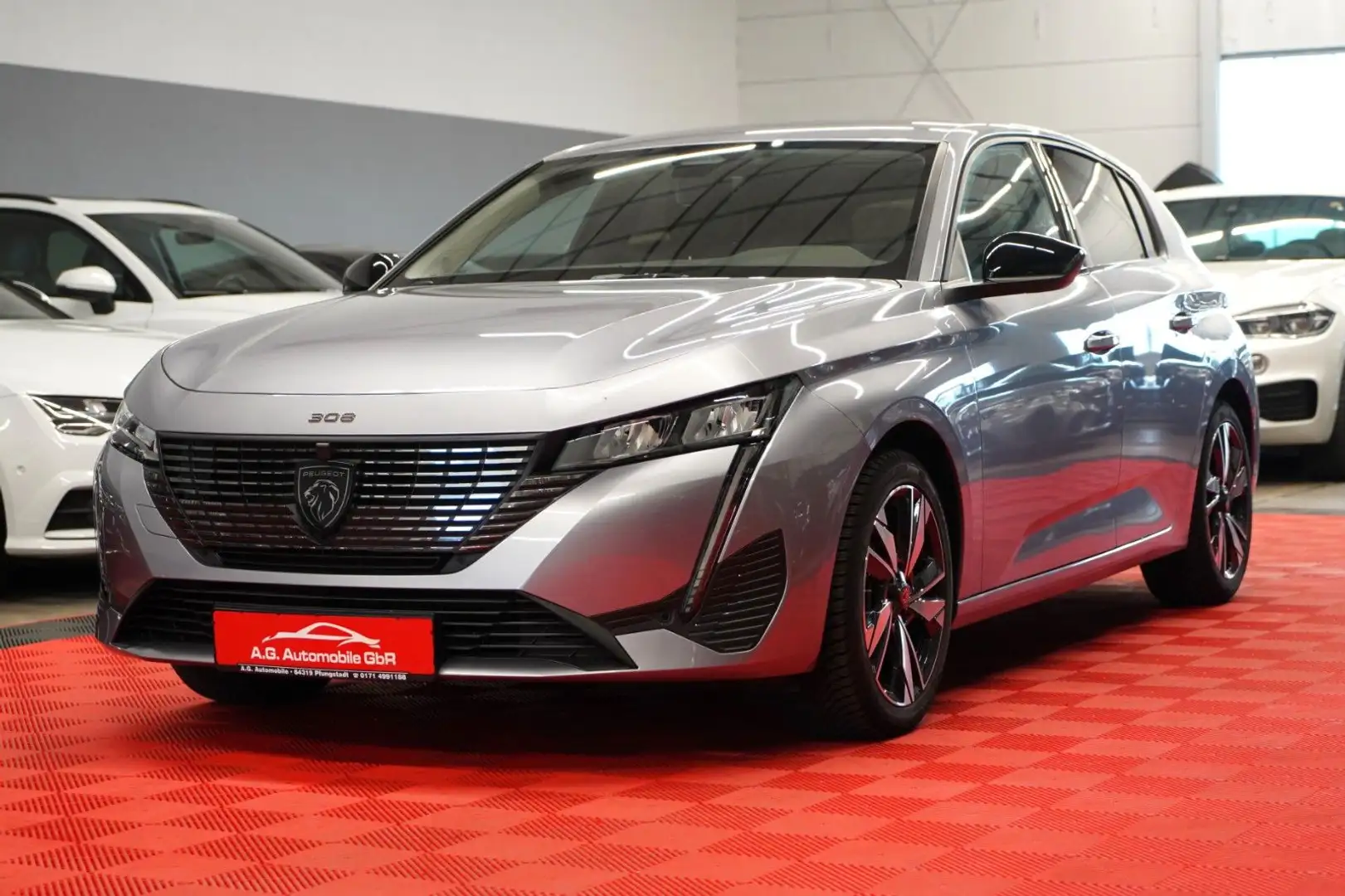 Peugeot 308 1.2 Allure *1.Hand*LED*360°Cam*Navi*6Gang* Grey - 1