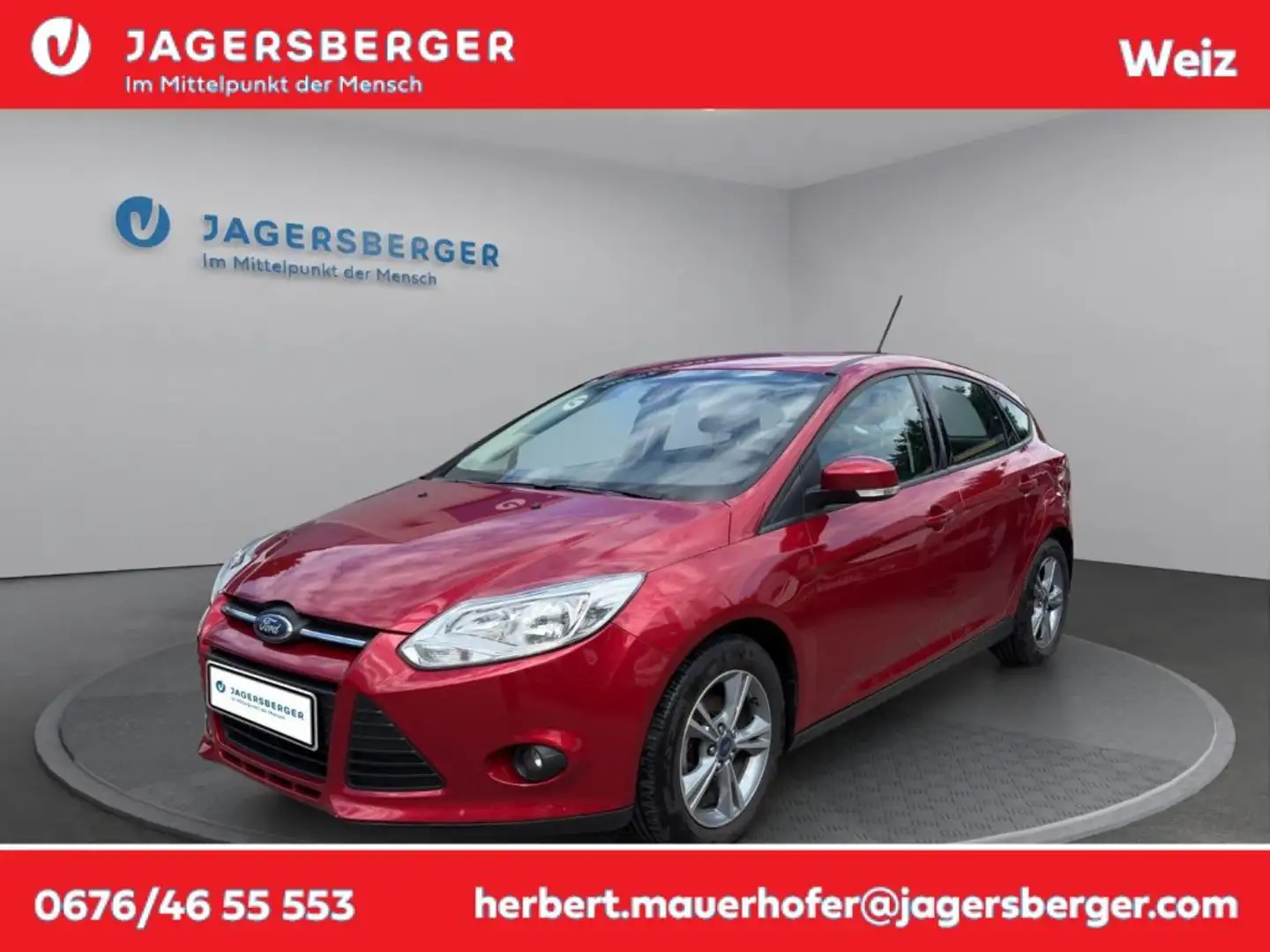 Ford Focus Easy 1,0 EcoBoost Rojo - 1