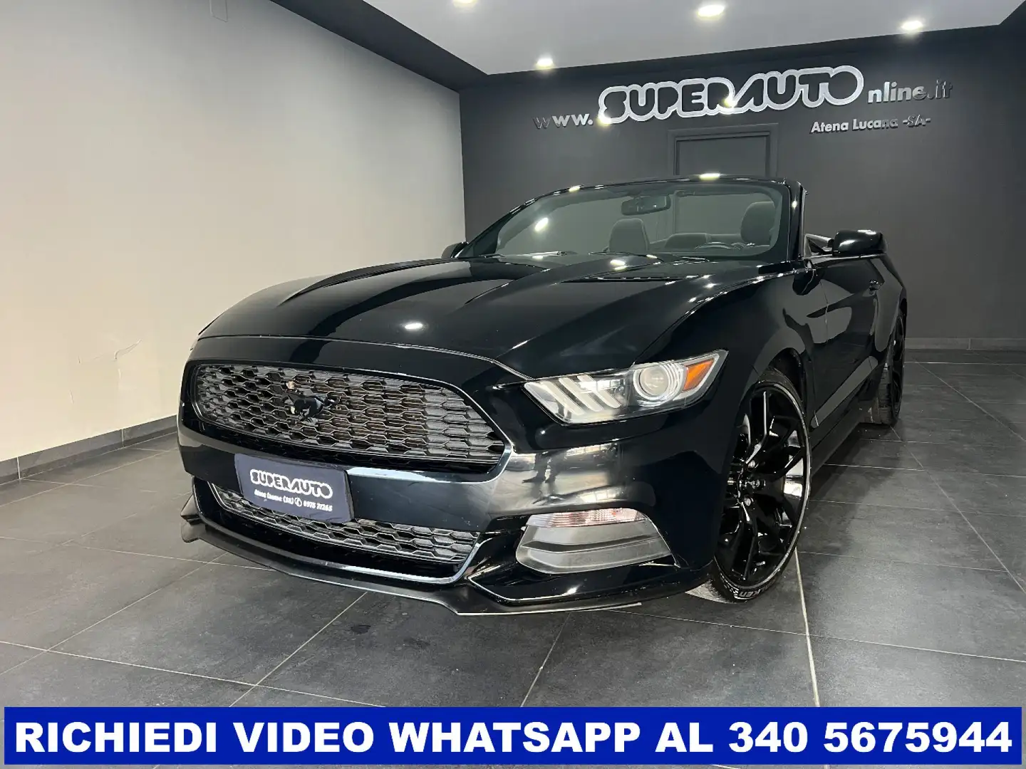 Ford Mustang 3.7 V6 305 CV CONVERTIBLE Nero - 2
