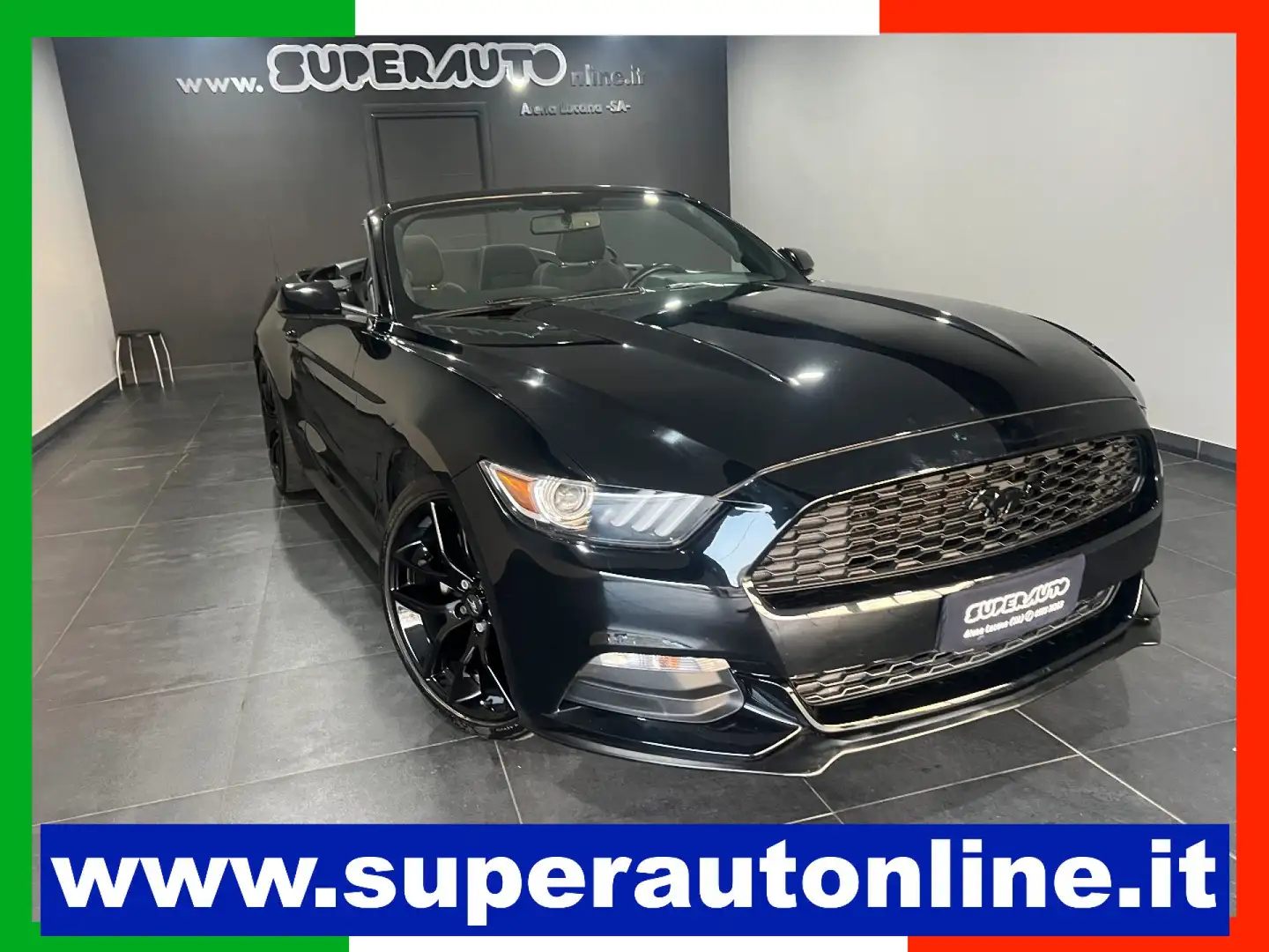 Ford Mustang 3.7 V6 305 CV CONVERTIBLE Nero - 1