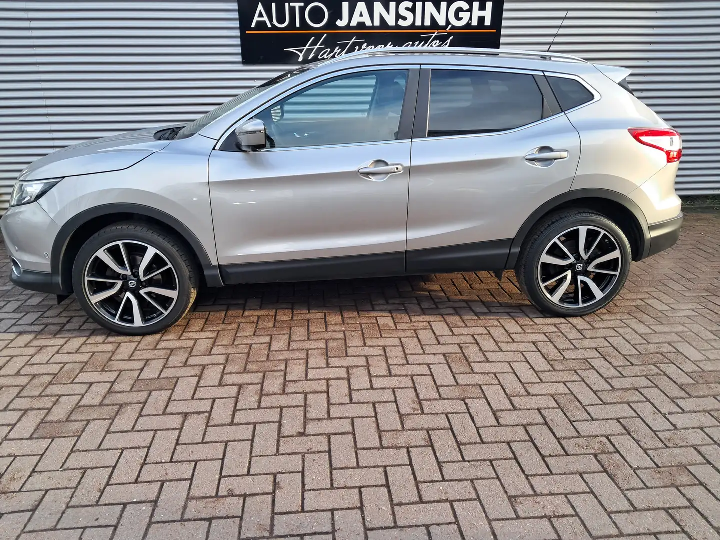 Nissan Qashqai 1.2 Tekna Automaat!! 91.861 km!! | Clima | Lederen Grau - 2