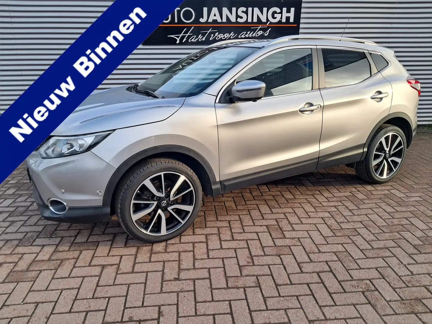 Nissan Qashqai 1.2 Tekna Automaat!! 91.861 km!! | Clima | Lederen Grau - 1
