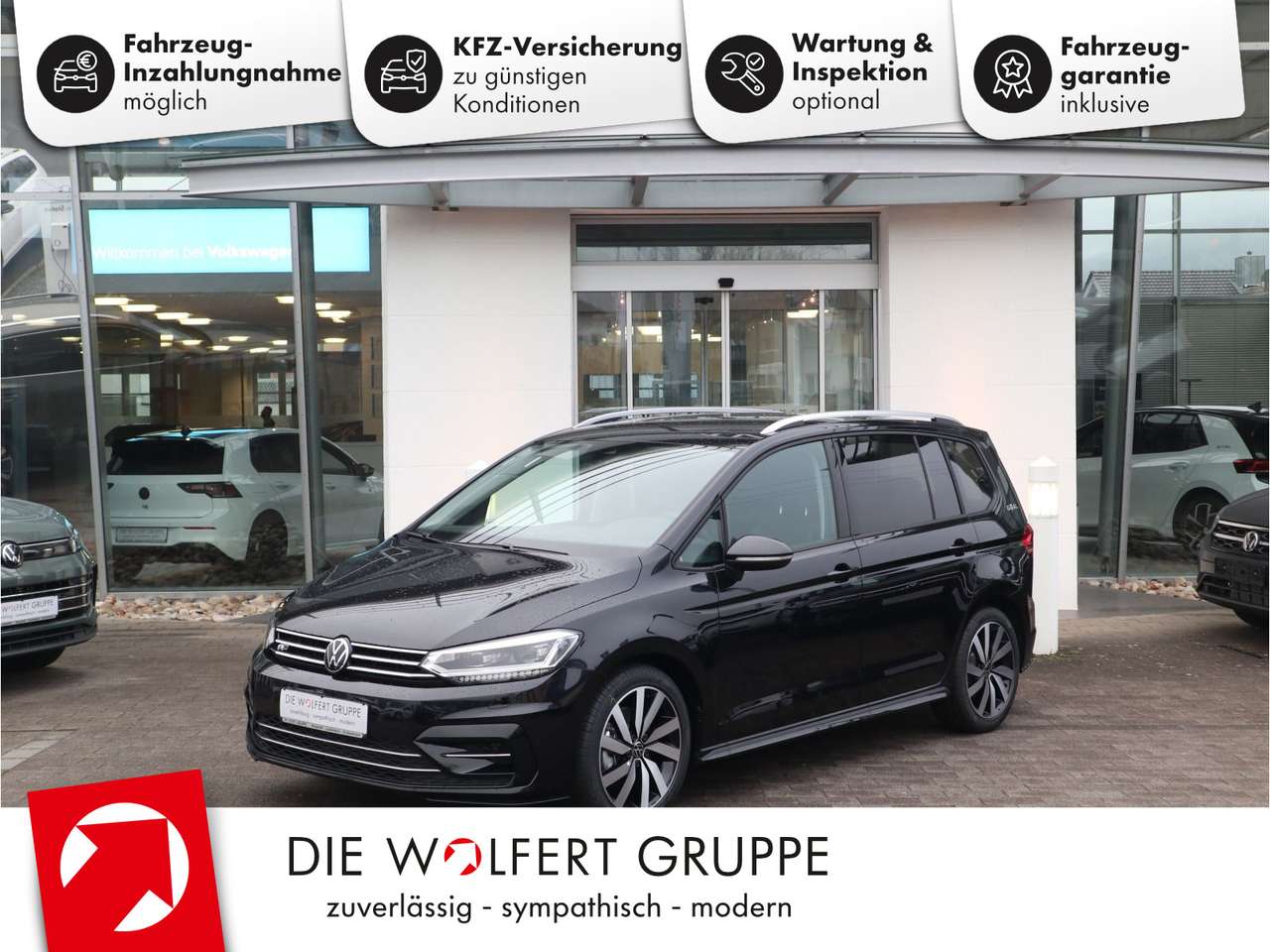 Volkswagen Touran — Volkswagen Touran GOAL 1.5 TSI DSG R-LINE AHK 7-SITZE RFK