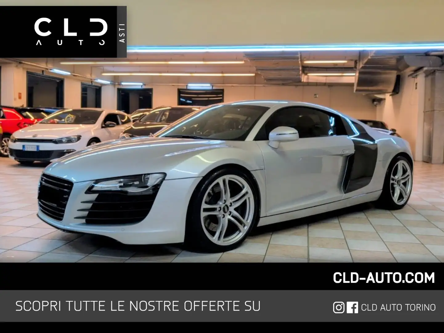 Audi R8 Coupe 4.2 V8 quattro r-tronic Silber - 1