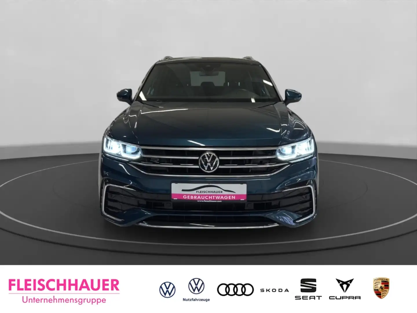 Volkswagen Tiguan R-Line 2.0 TSI 4M Matrix+Navi+DCC+H&K+Stdhzg+App-c Blau - 2